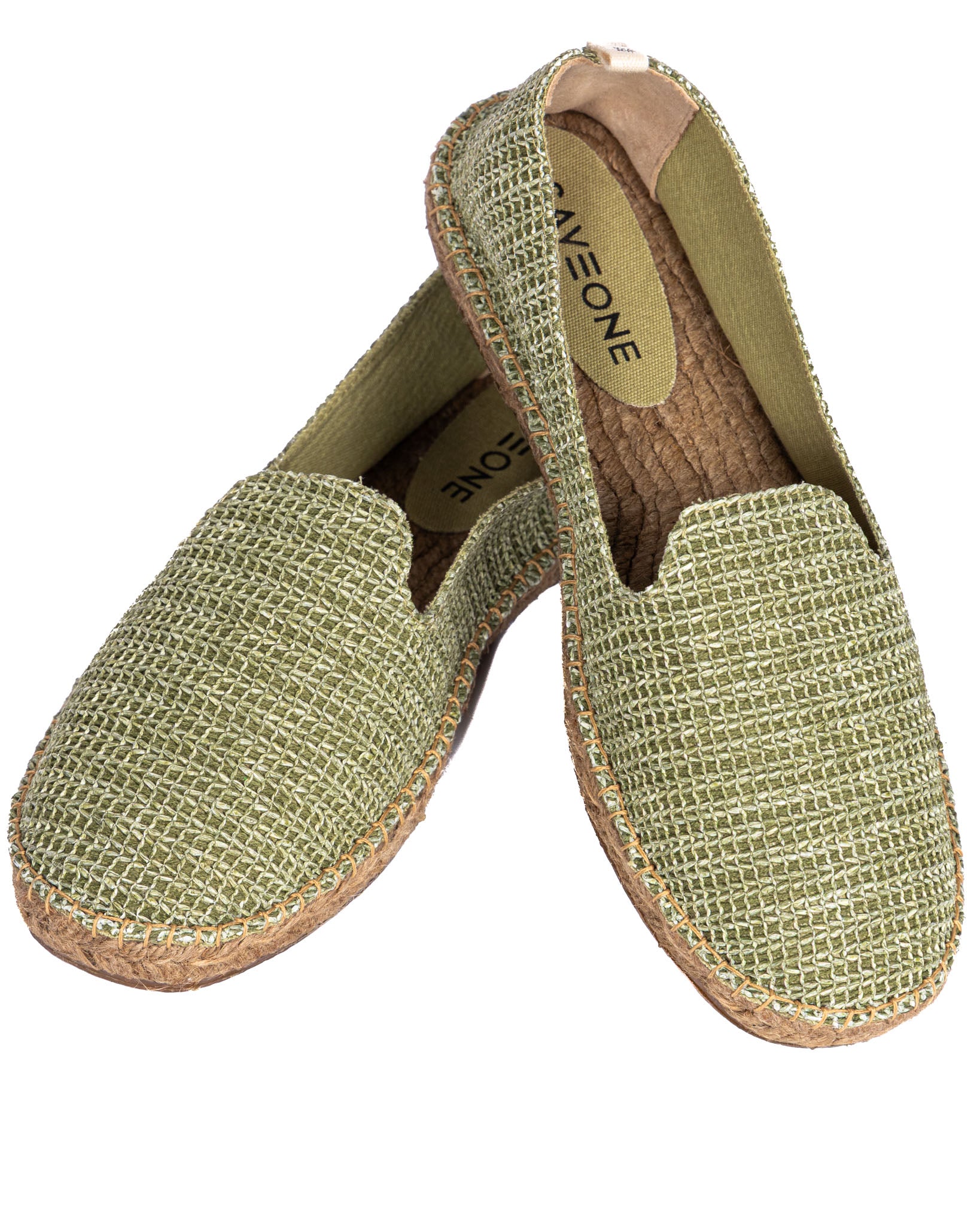 Gallipoli - espadrilles en raphia vert