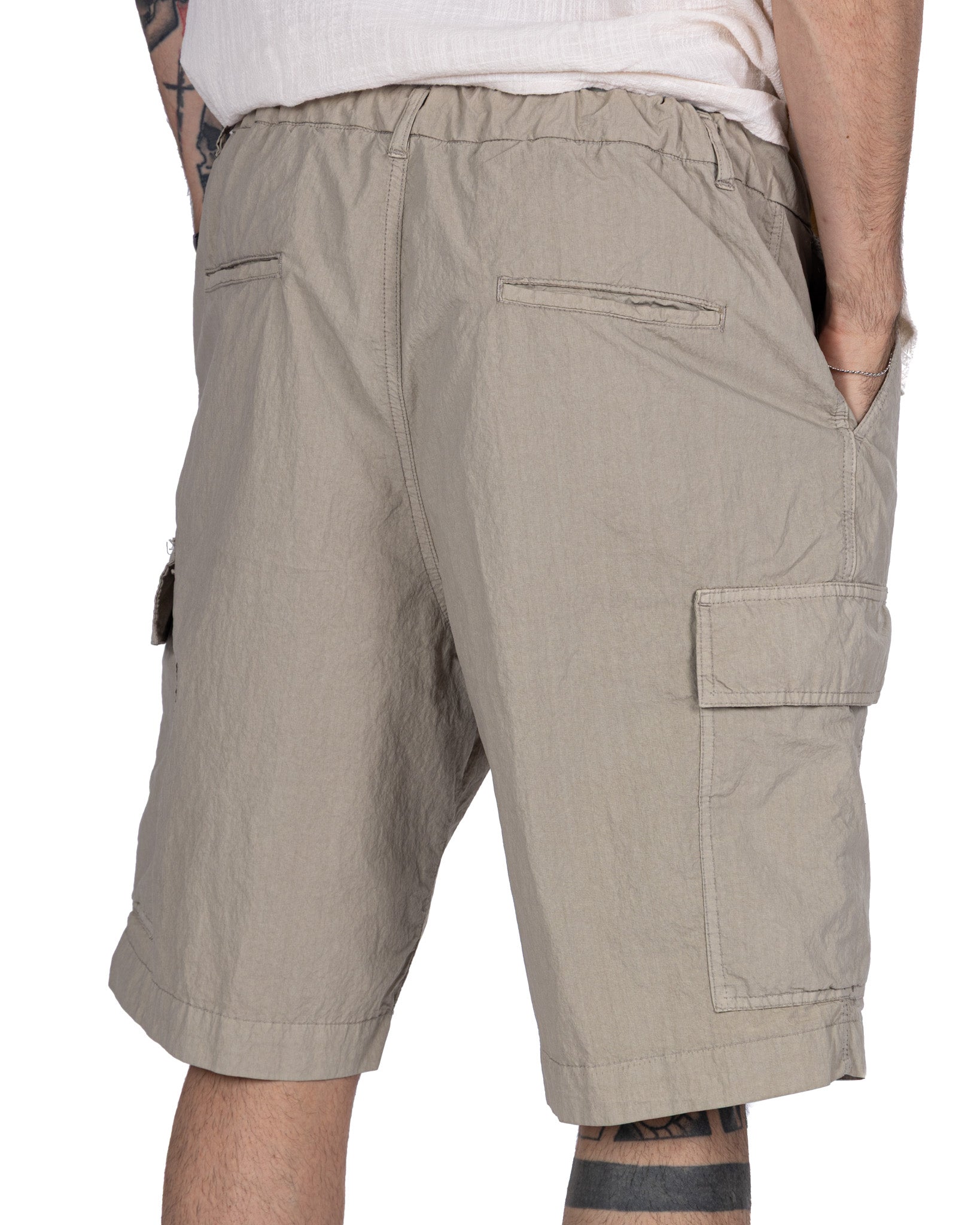 Hunter - short cargo tissé en ficelle