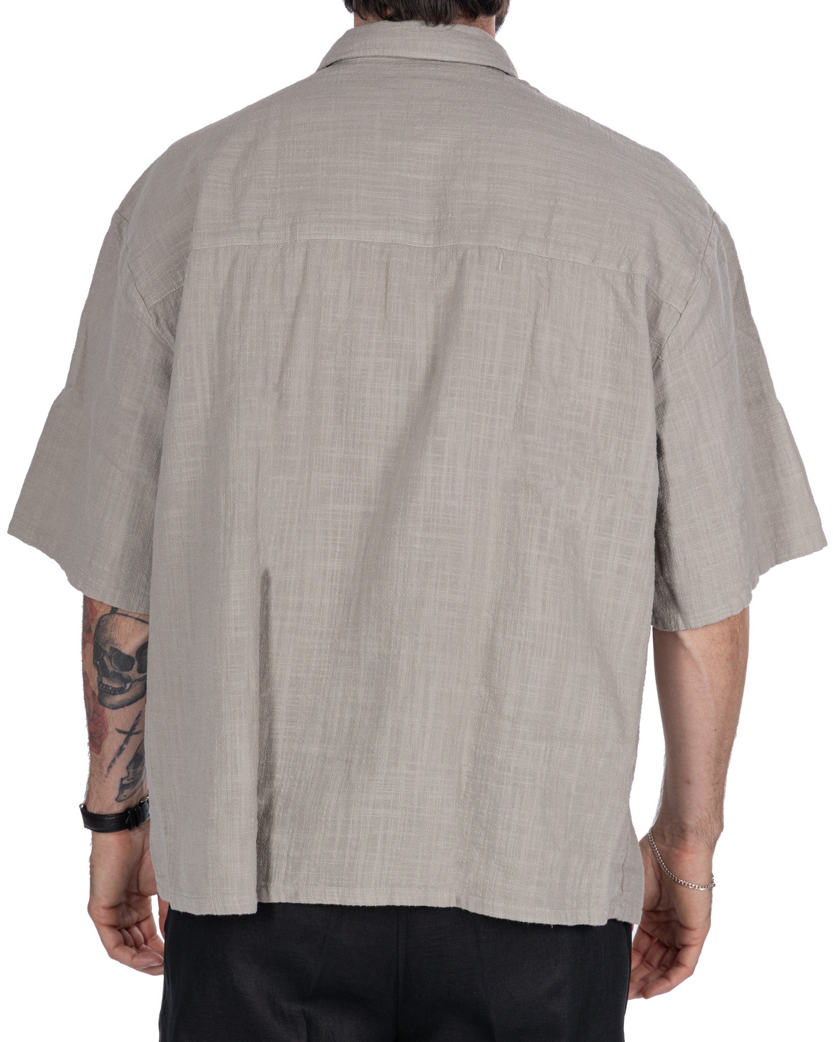 Madeira - chemise oversize en tissage de ficelle