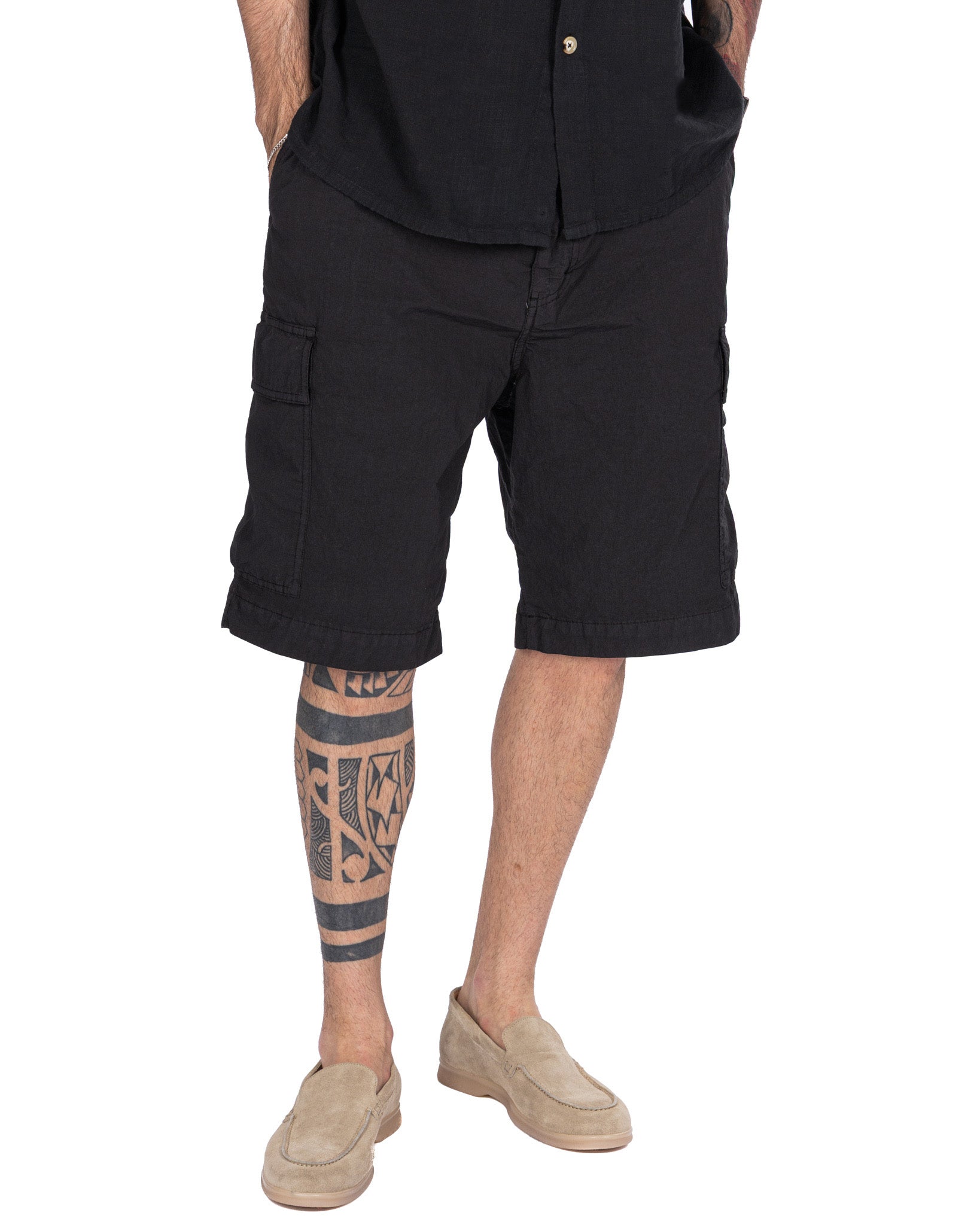 Hunter - short cargo blindé noir