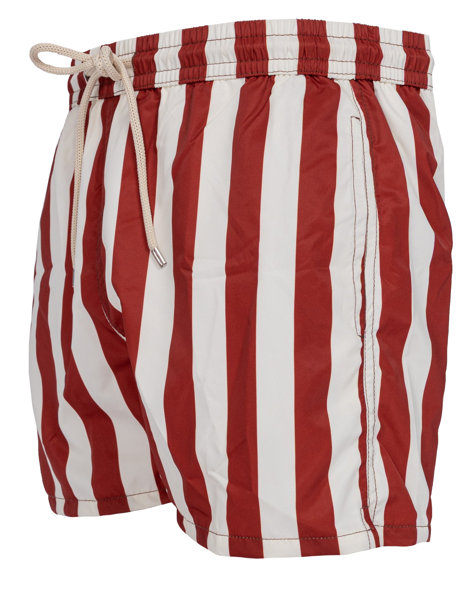 Line - costume da bagno riga bordeaux