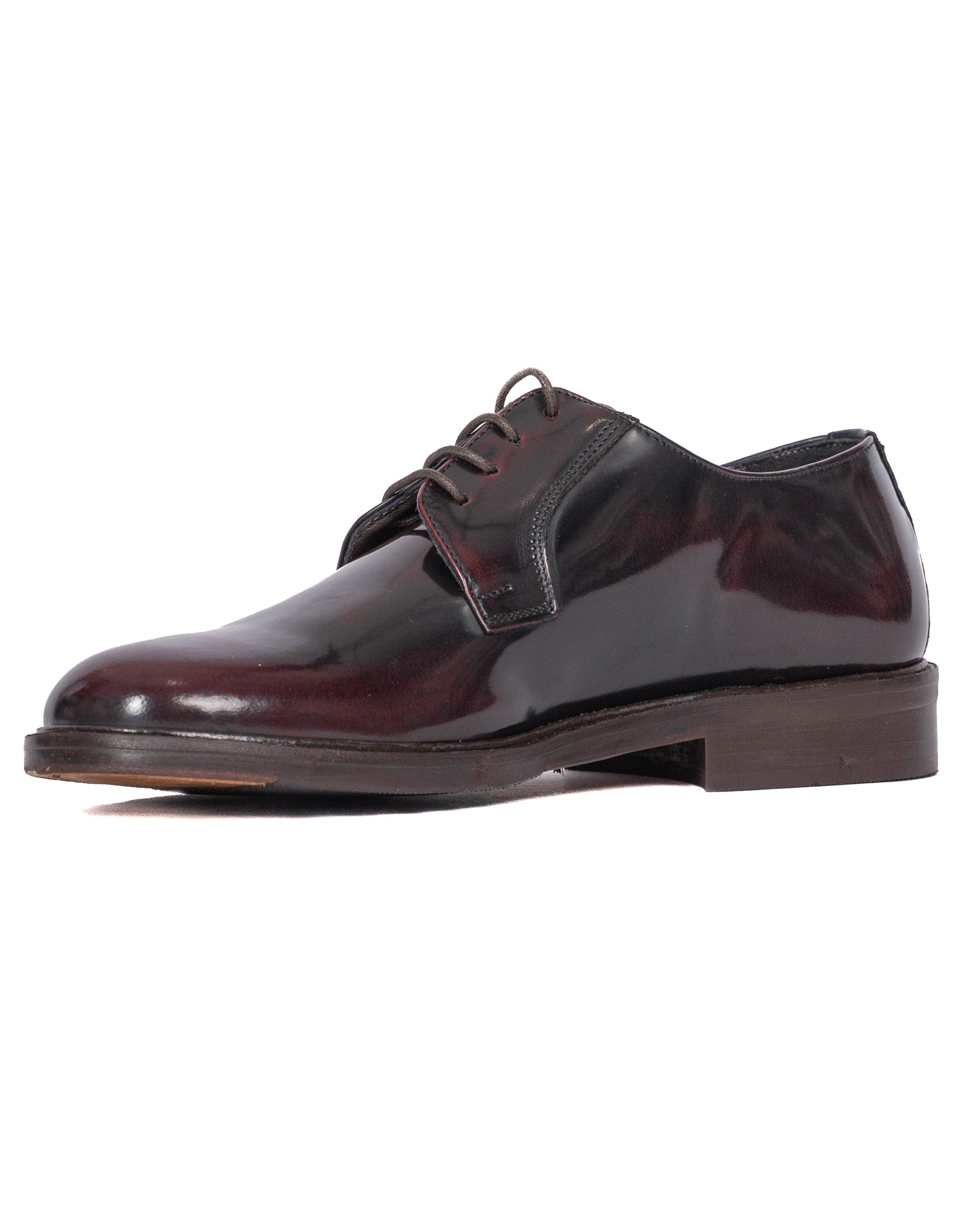 Derby Edgar en cuir bordeaux