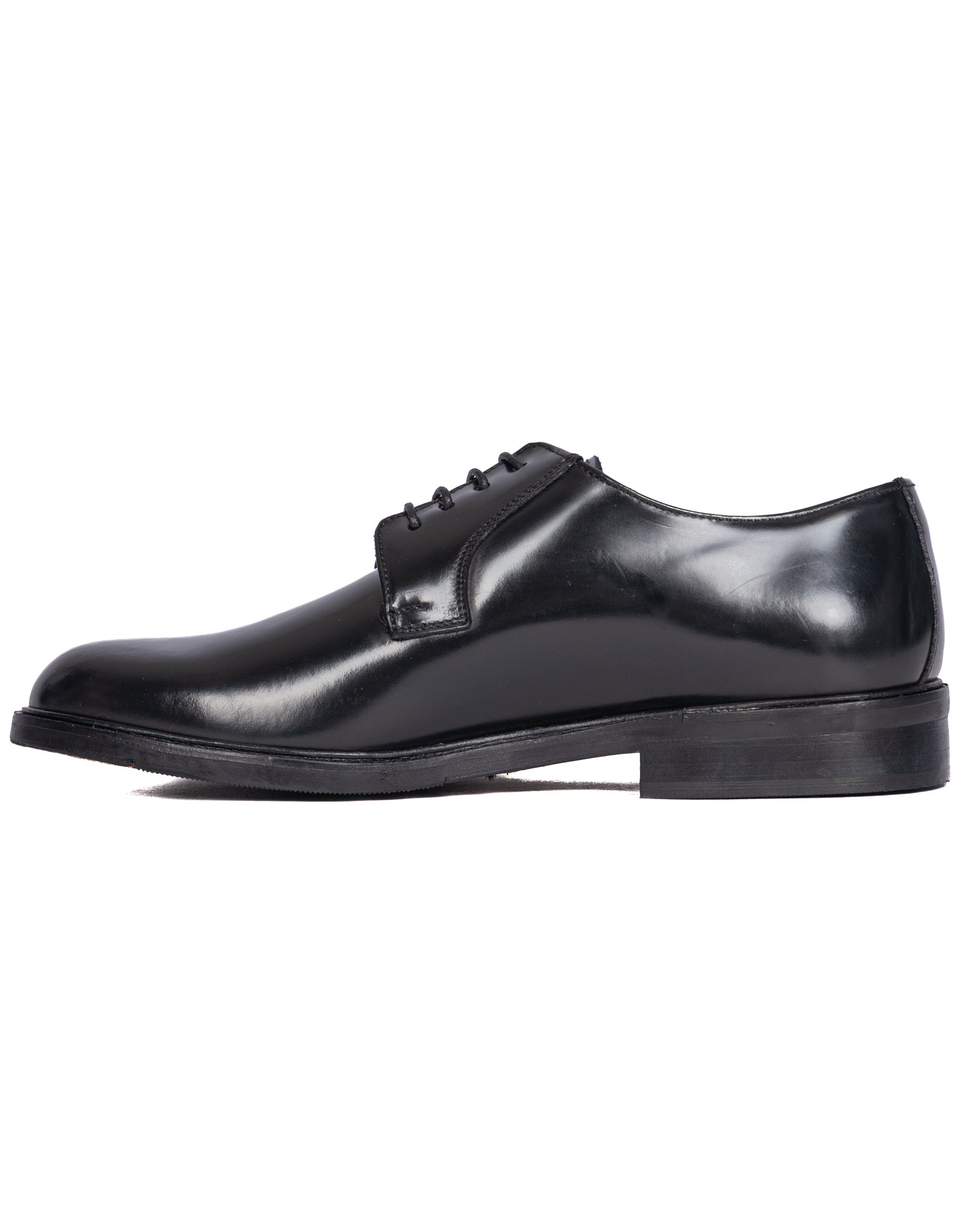 Derby Edgar in pelle nero