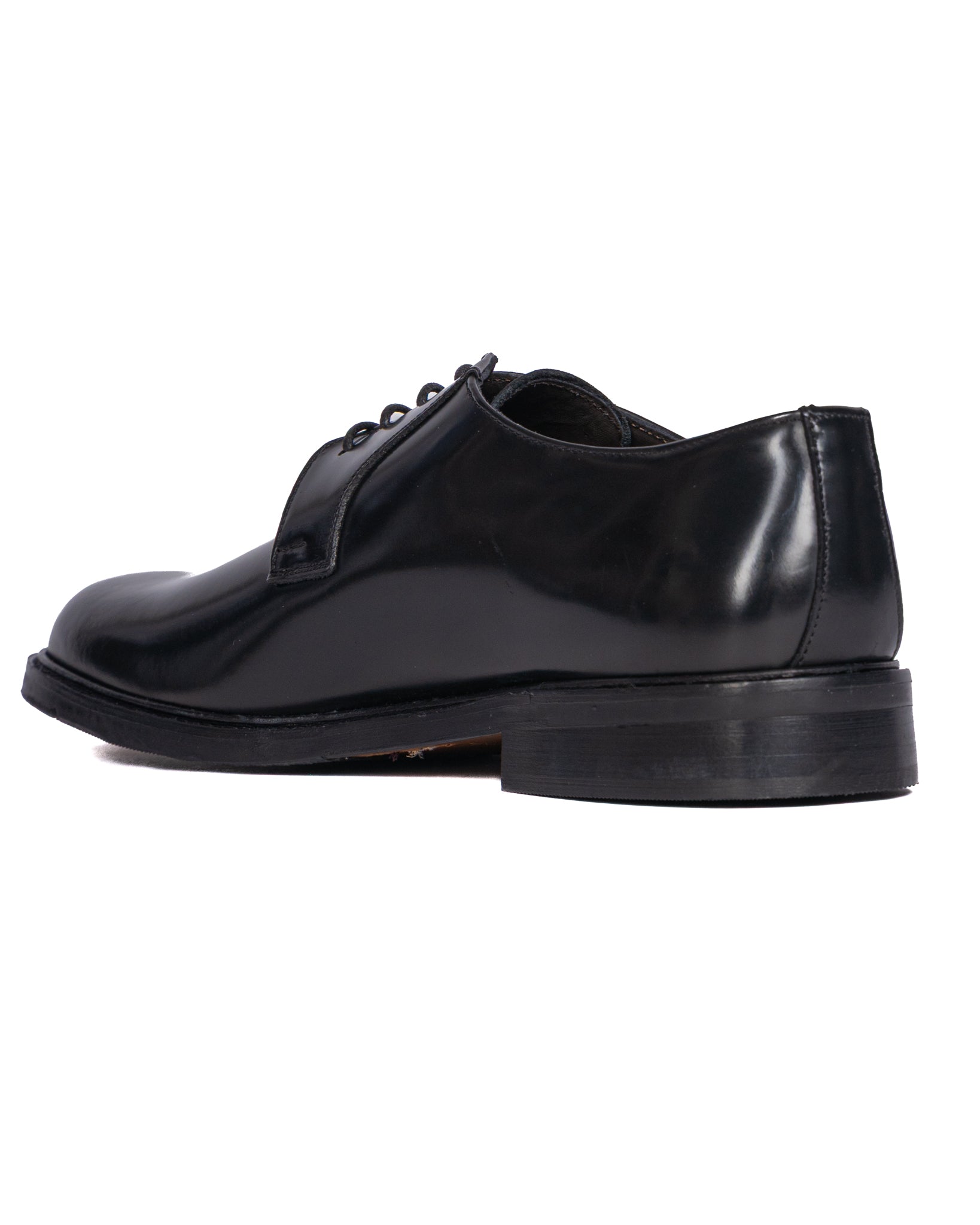Derby Edgar in pelle nero