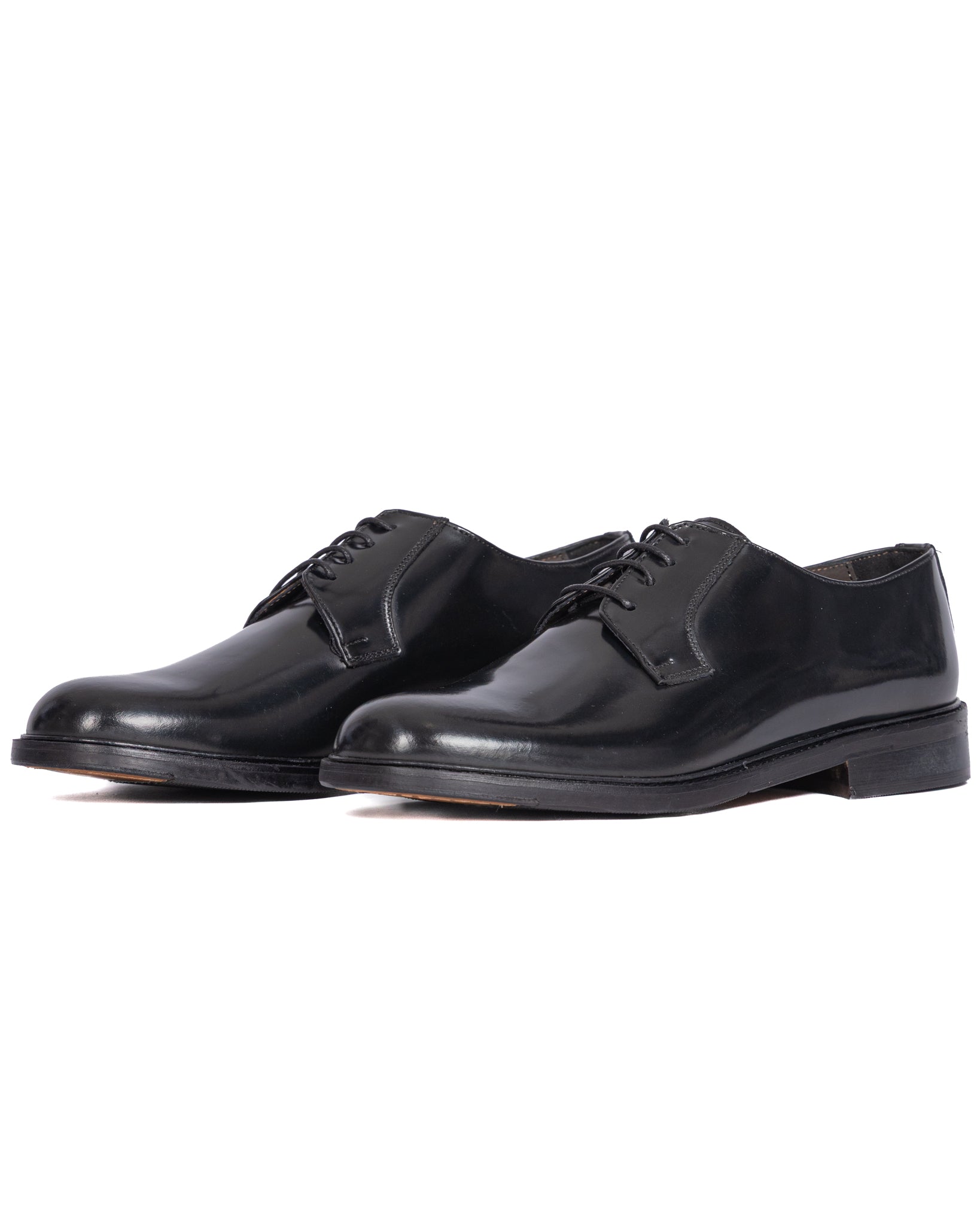 Derby Edgar in pelle nero