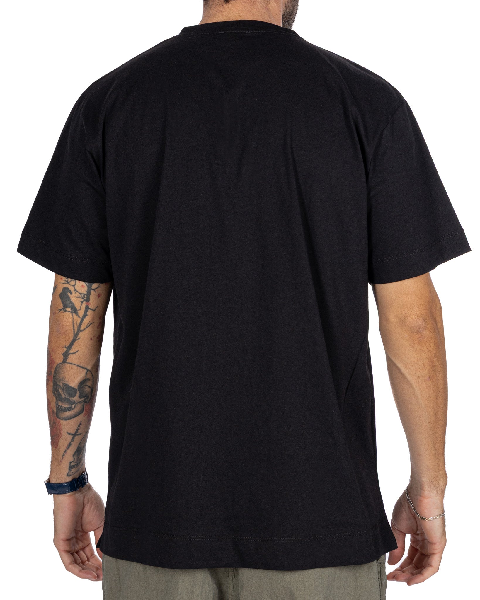 Bergen - black cotton t-shirt