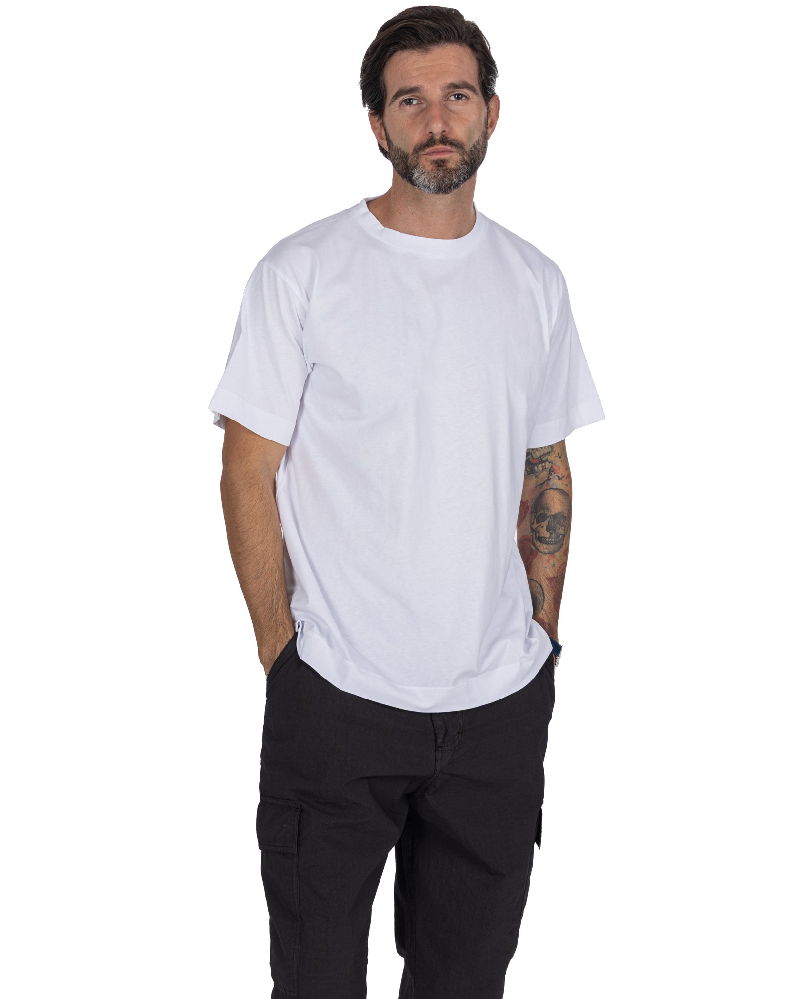 Bergen - white cotton t-shirt