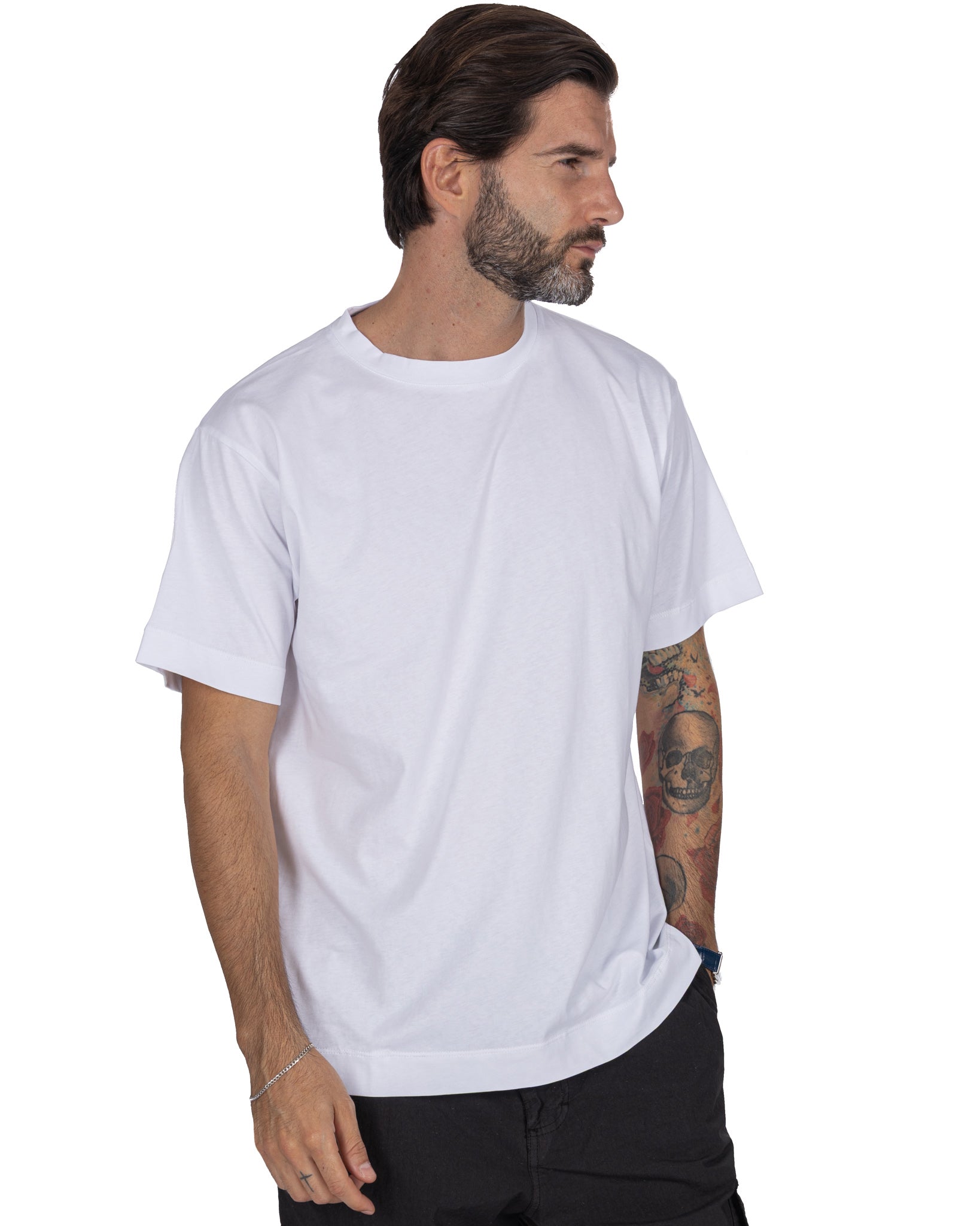 Bergen - white cotton t-shirt