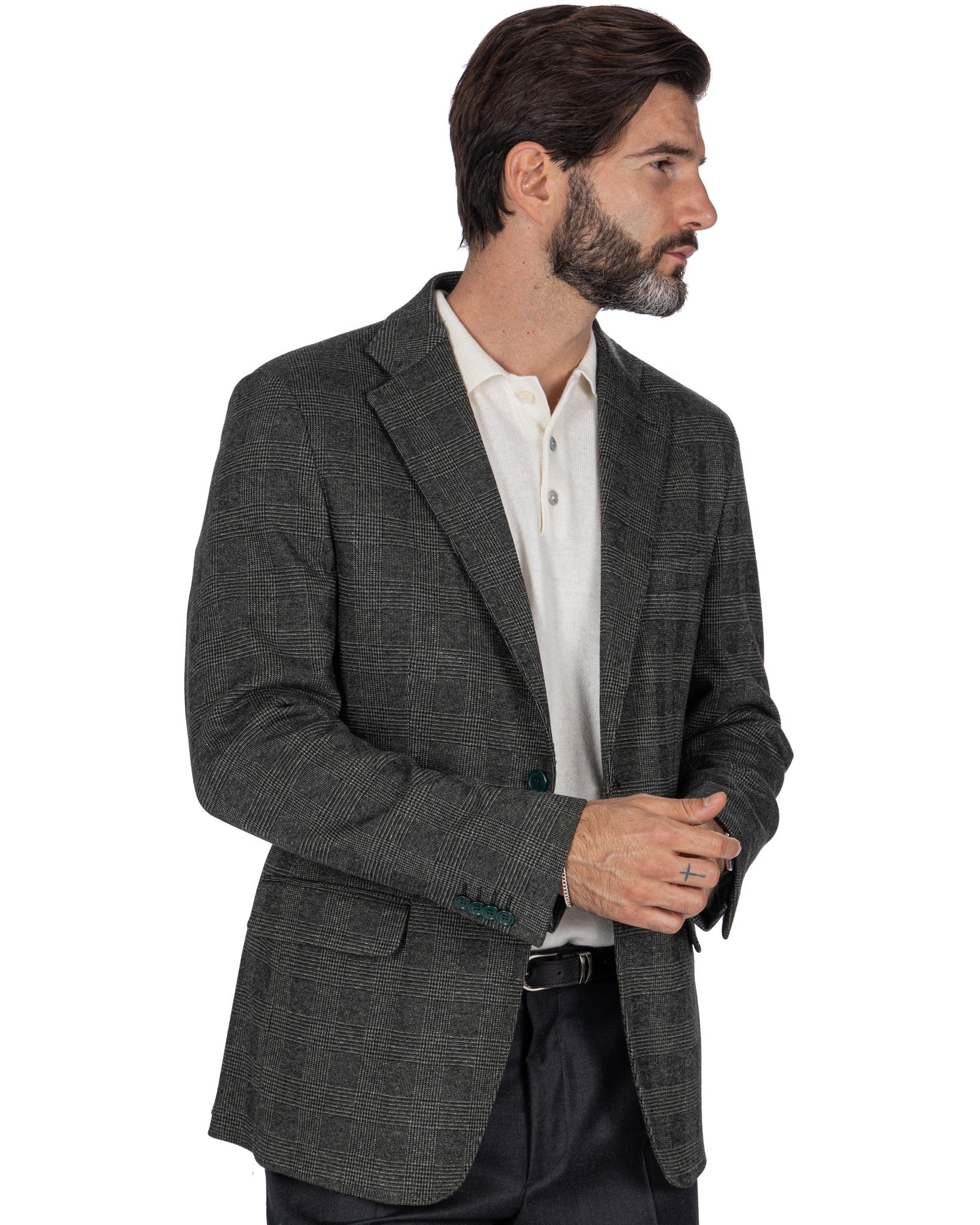 Veste Orson à carreaux verts