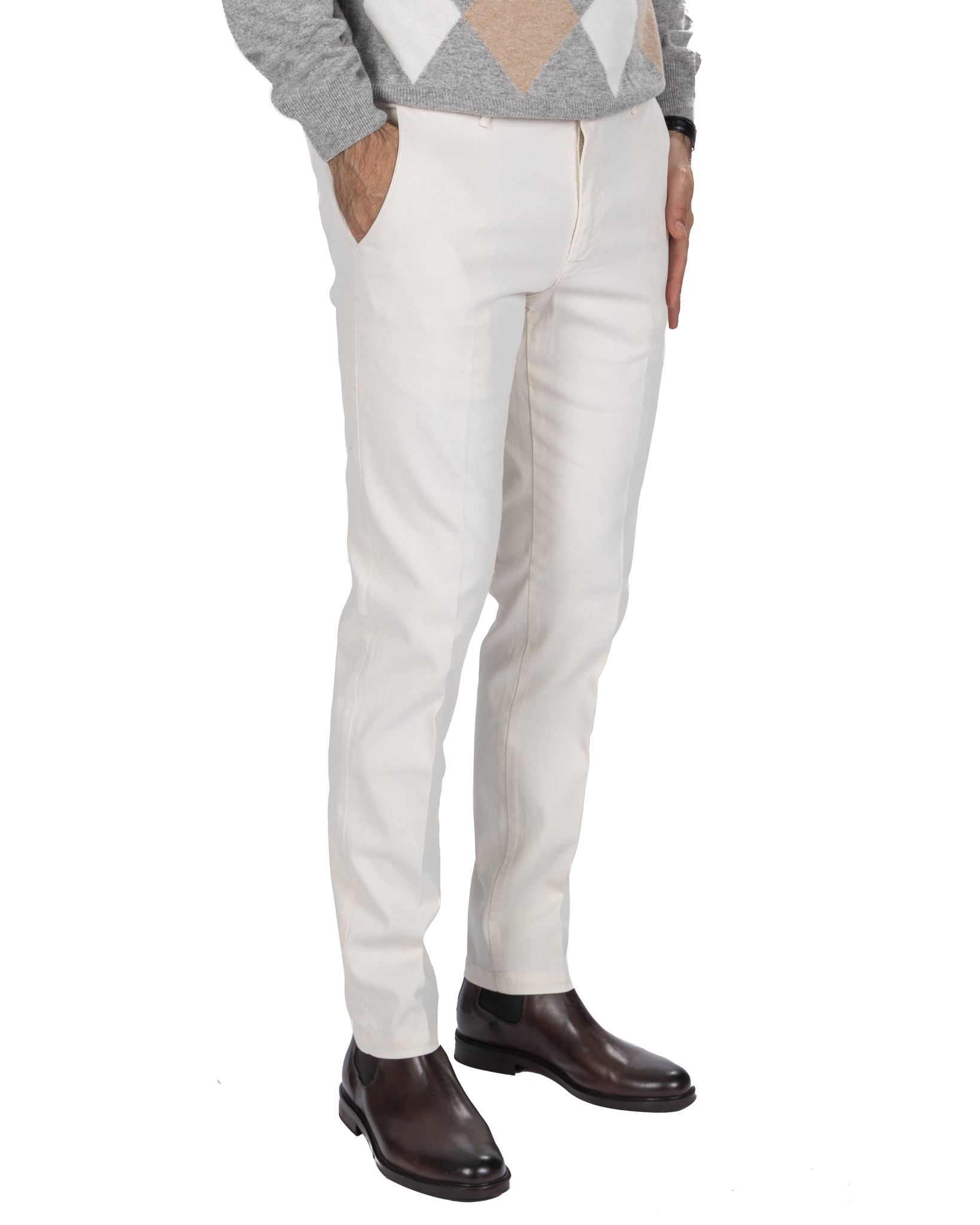 Pantalon Jack couleur crème