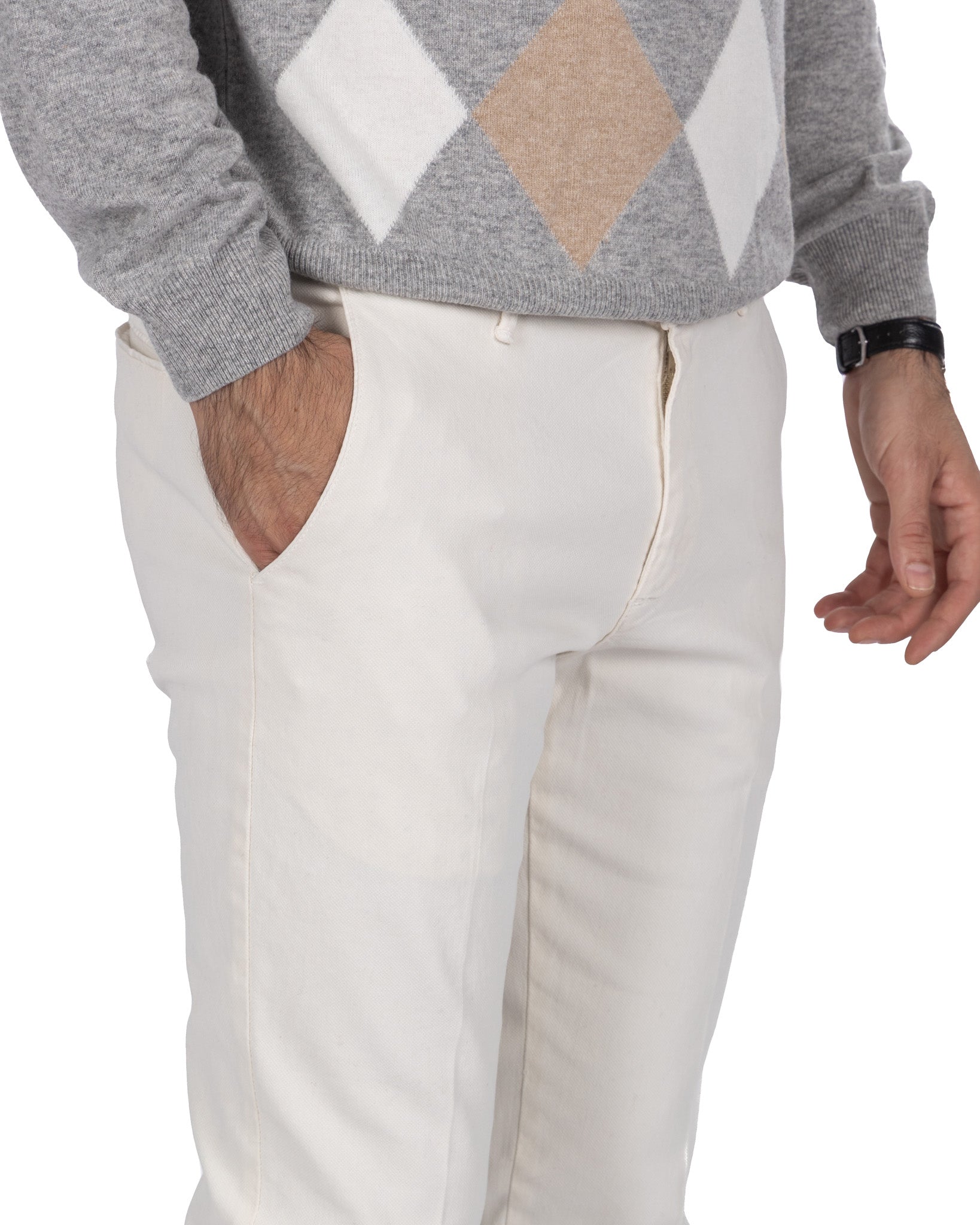 Cream-colored Jack trousers