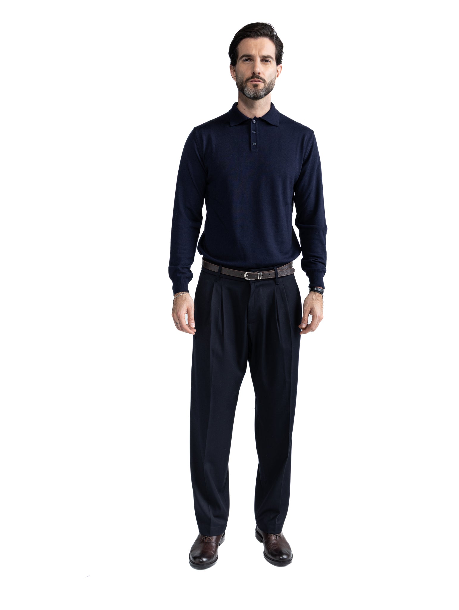 Pantalone largo Kevin blu