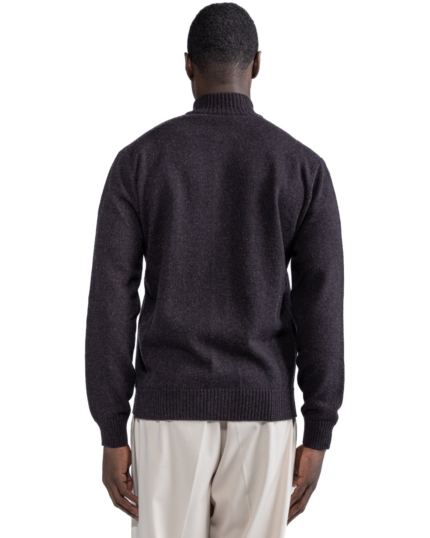 Giacca a maglia Tavolara mouliné moro