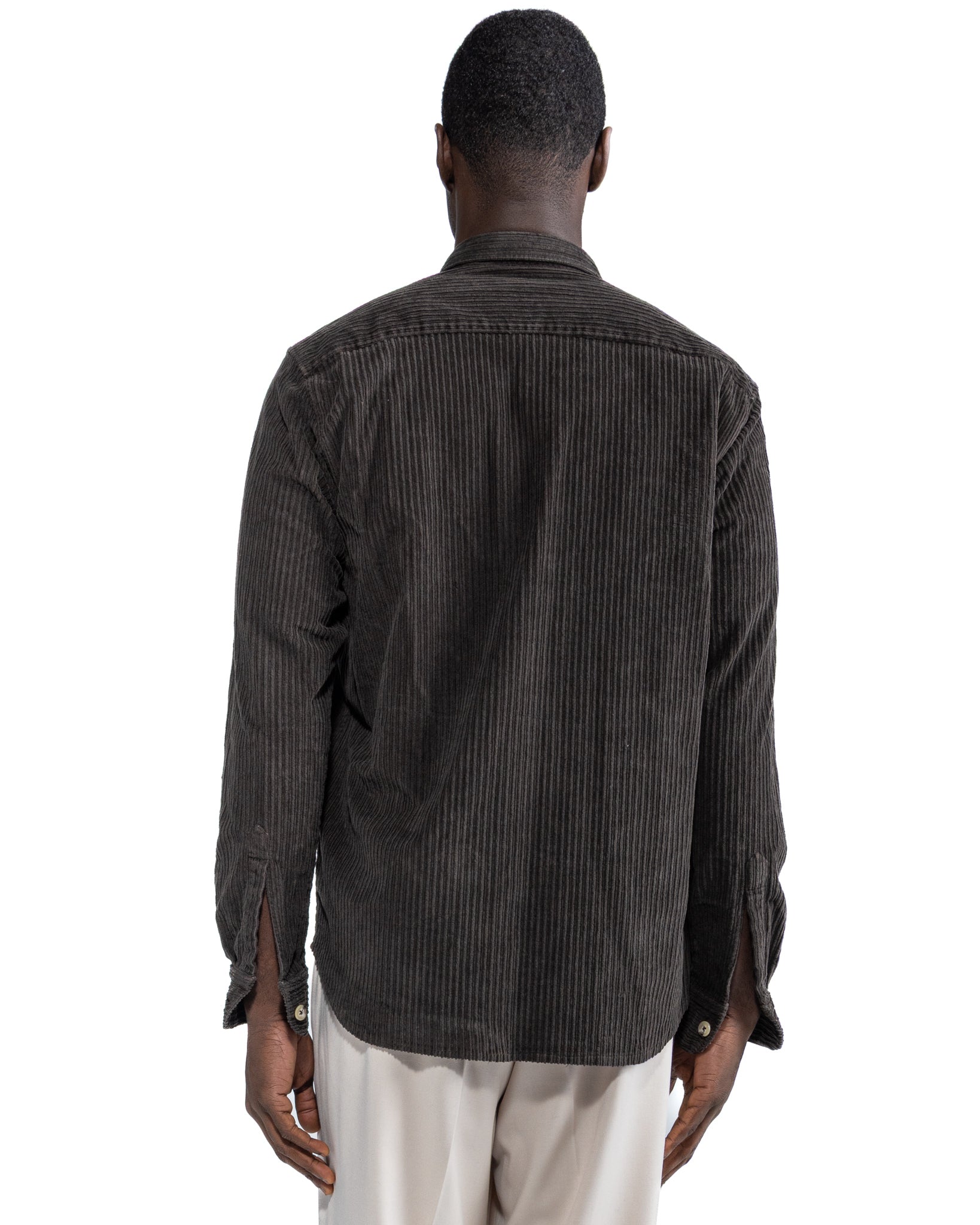 Chemise Atlantis en velours foncé