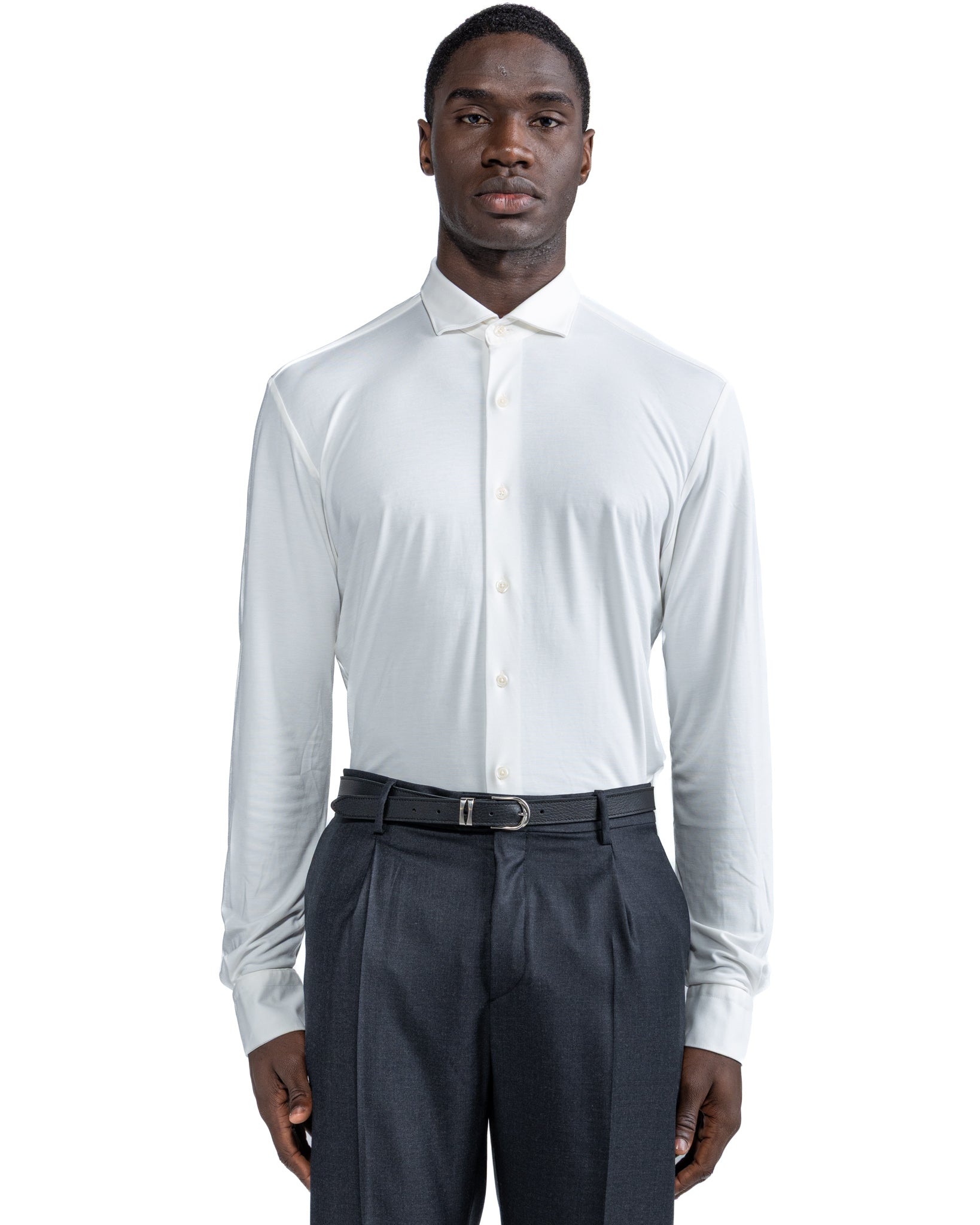 Camicia Radice in jersey panna