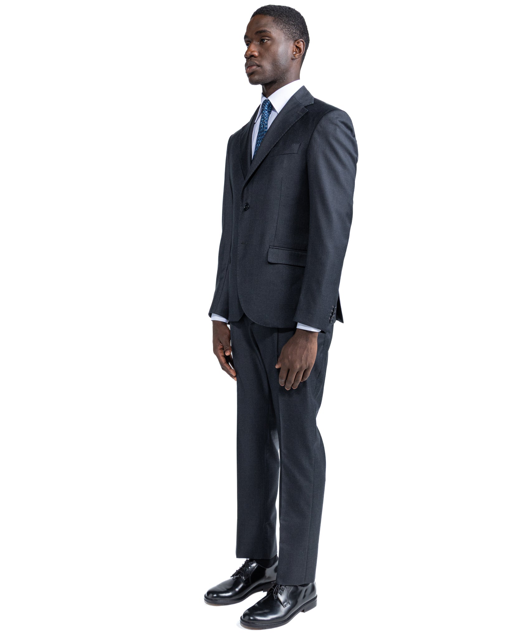 Canonico Anthracite Wool New Jersey Jacket