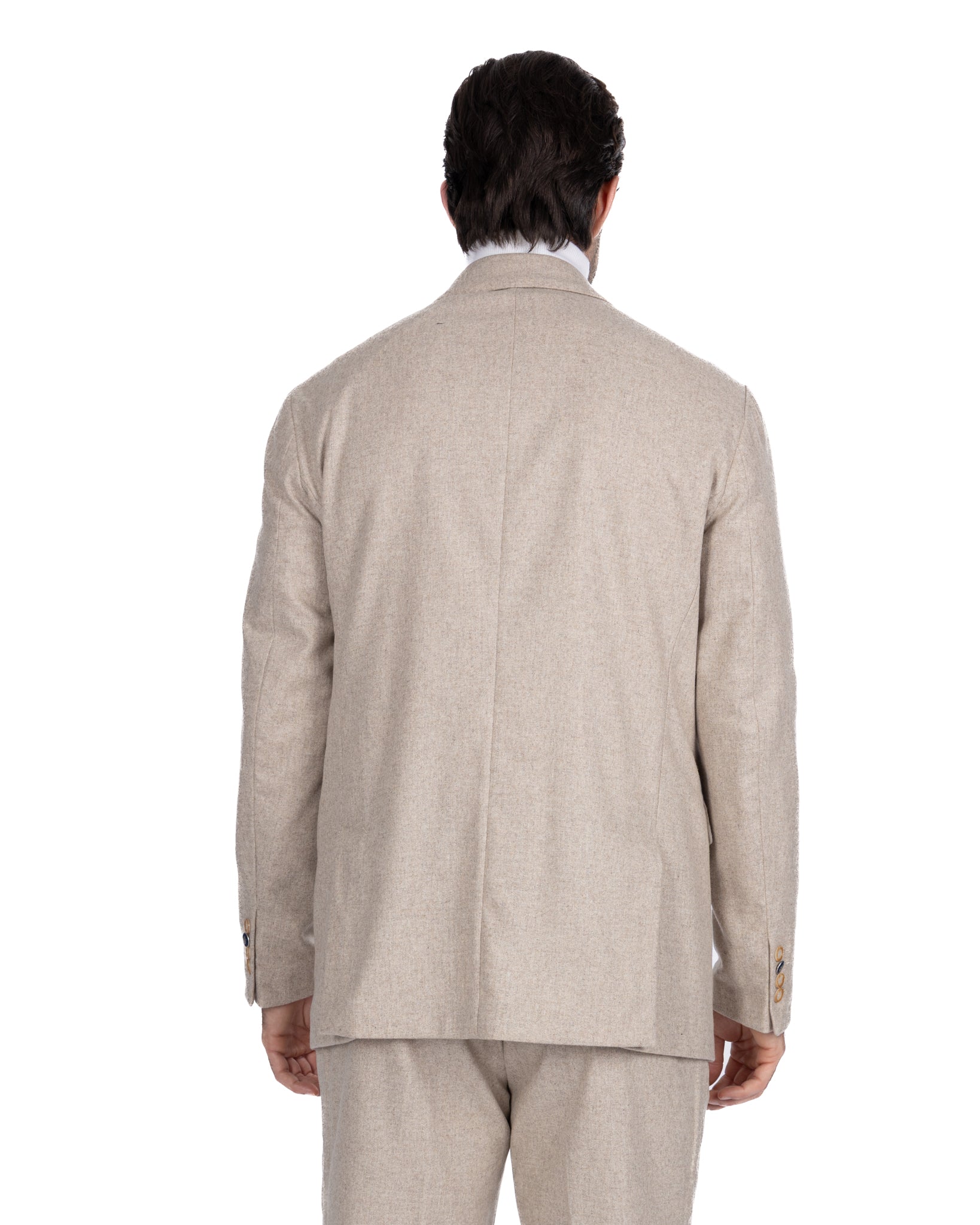 Veste Reflex en flanelle beige