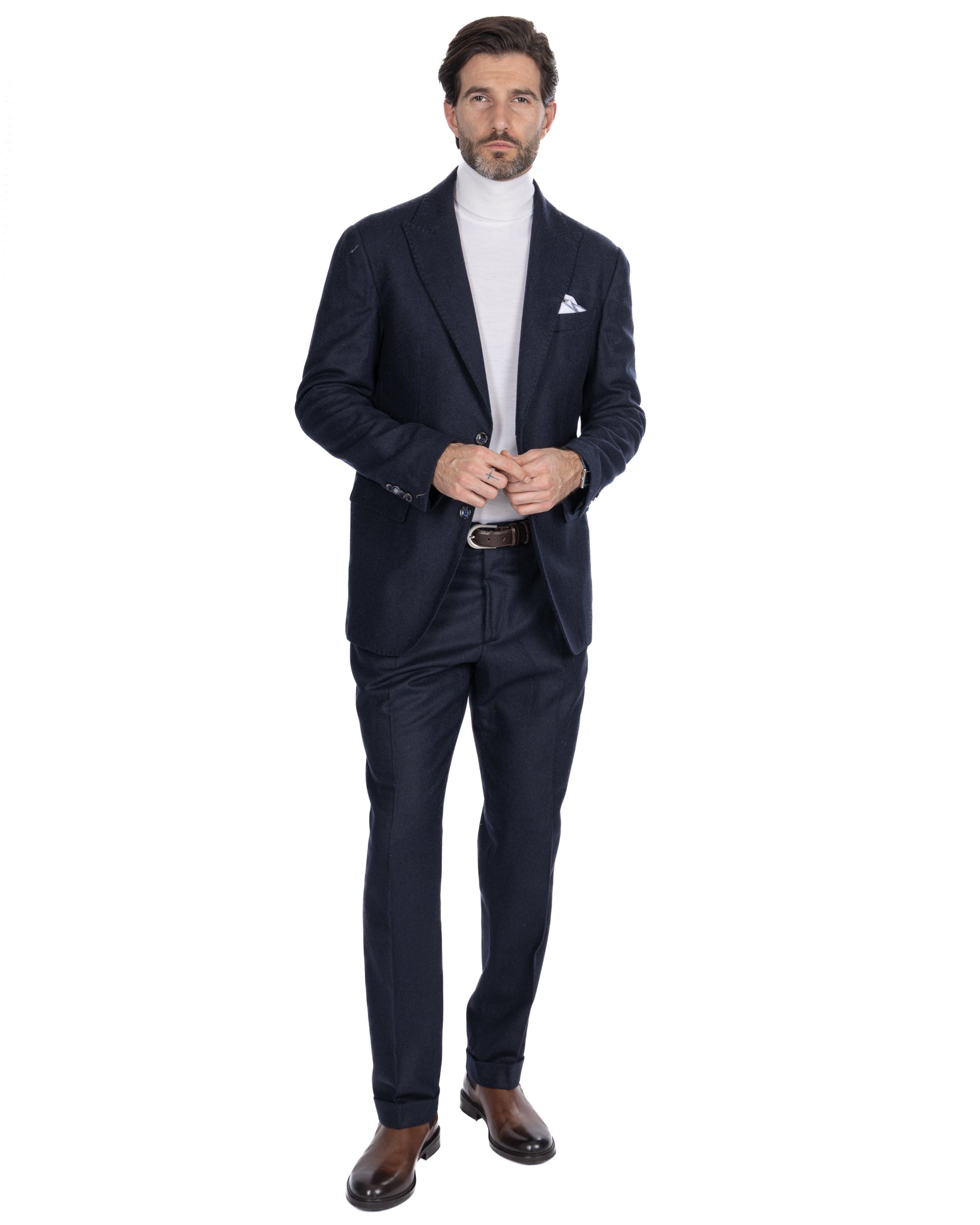 Veste Reflex en flanelle bleue