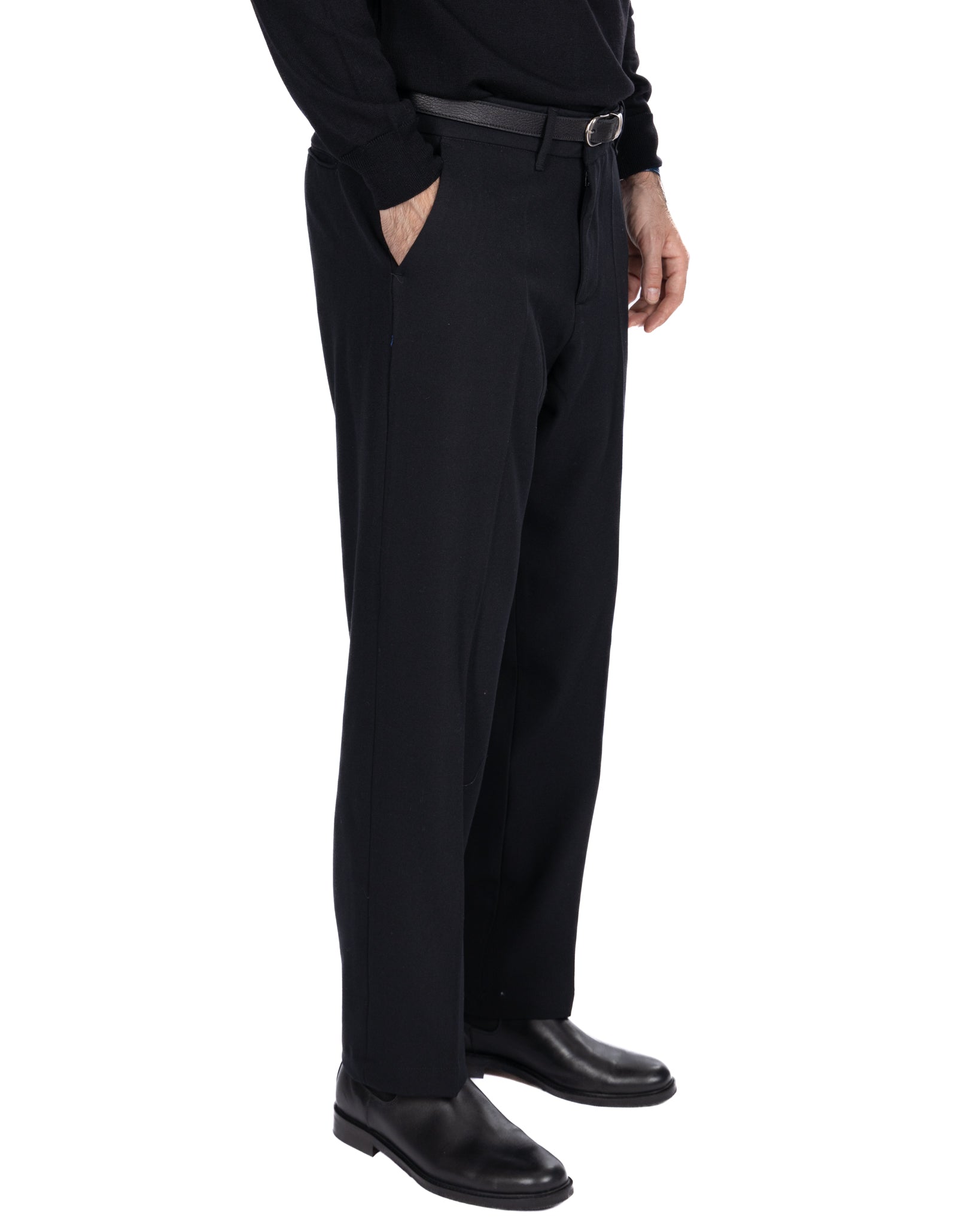 Pantalon large noir Zeiis