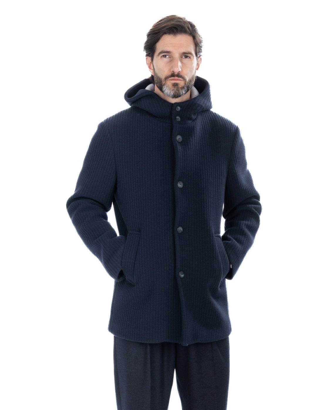 Veste côtelée K2 bleue