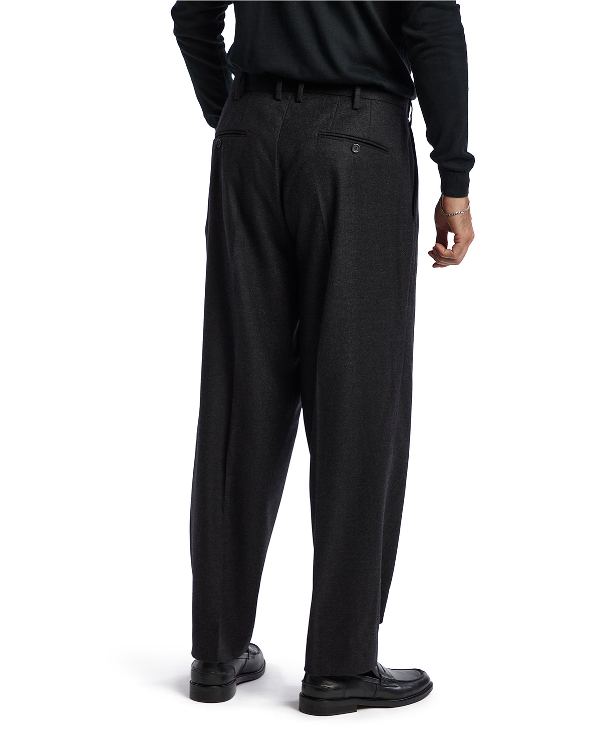 Drago anthracite flannel Rugby over trousers