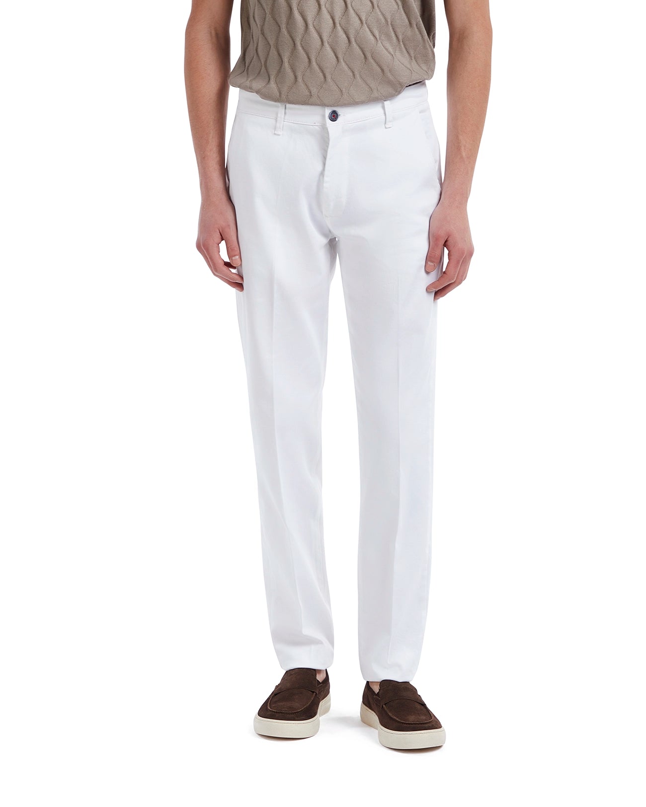 Bill - pantalones blindados blancos