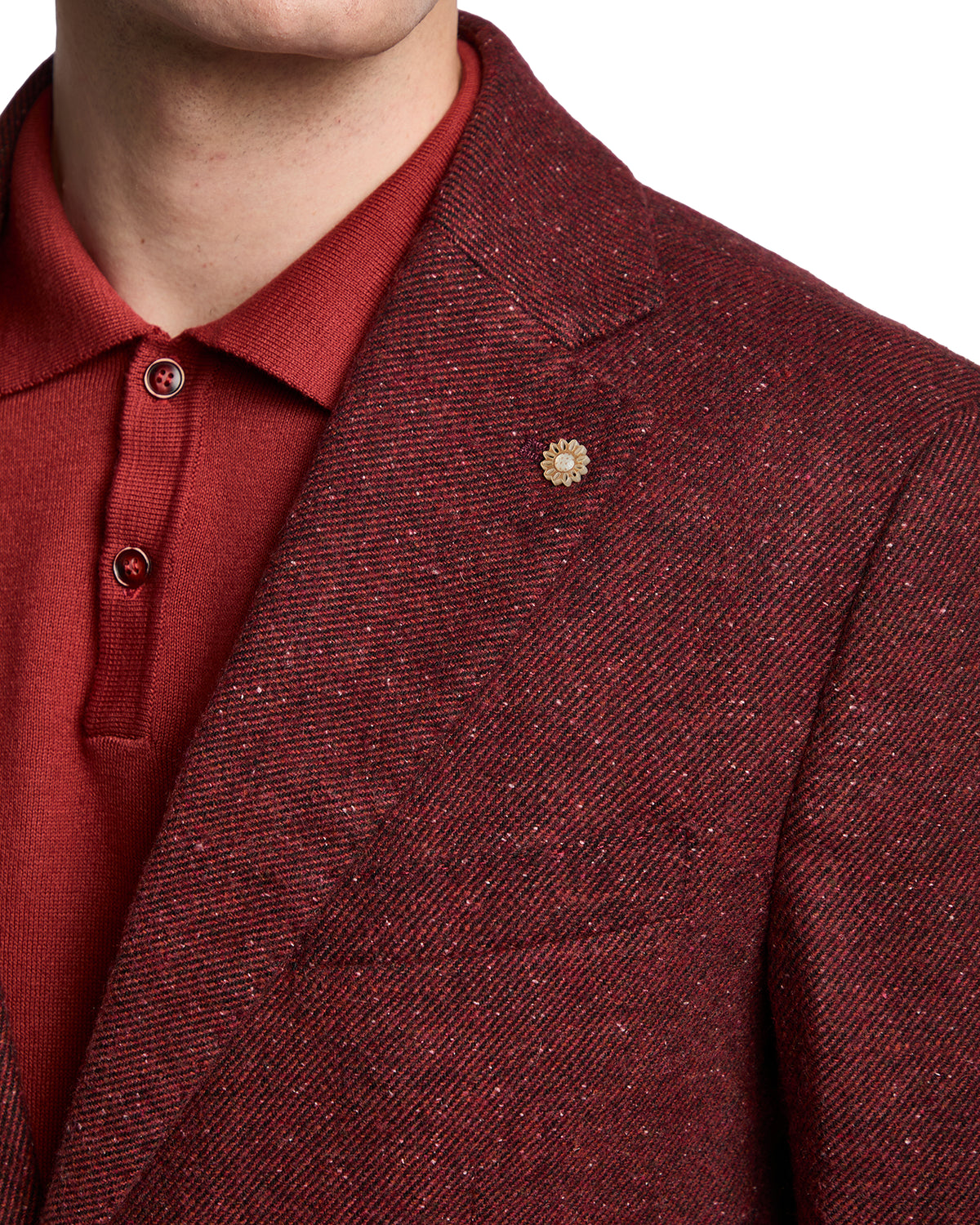 Pepe melange burgundy jacket