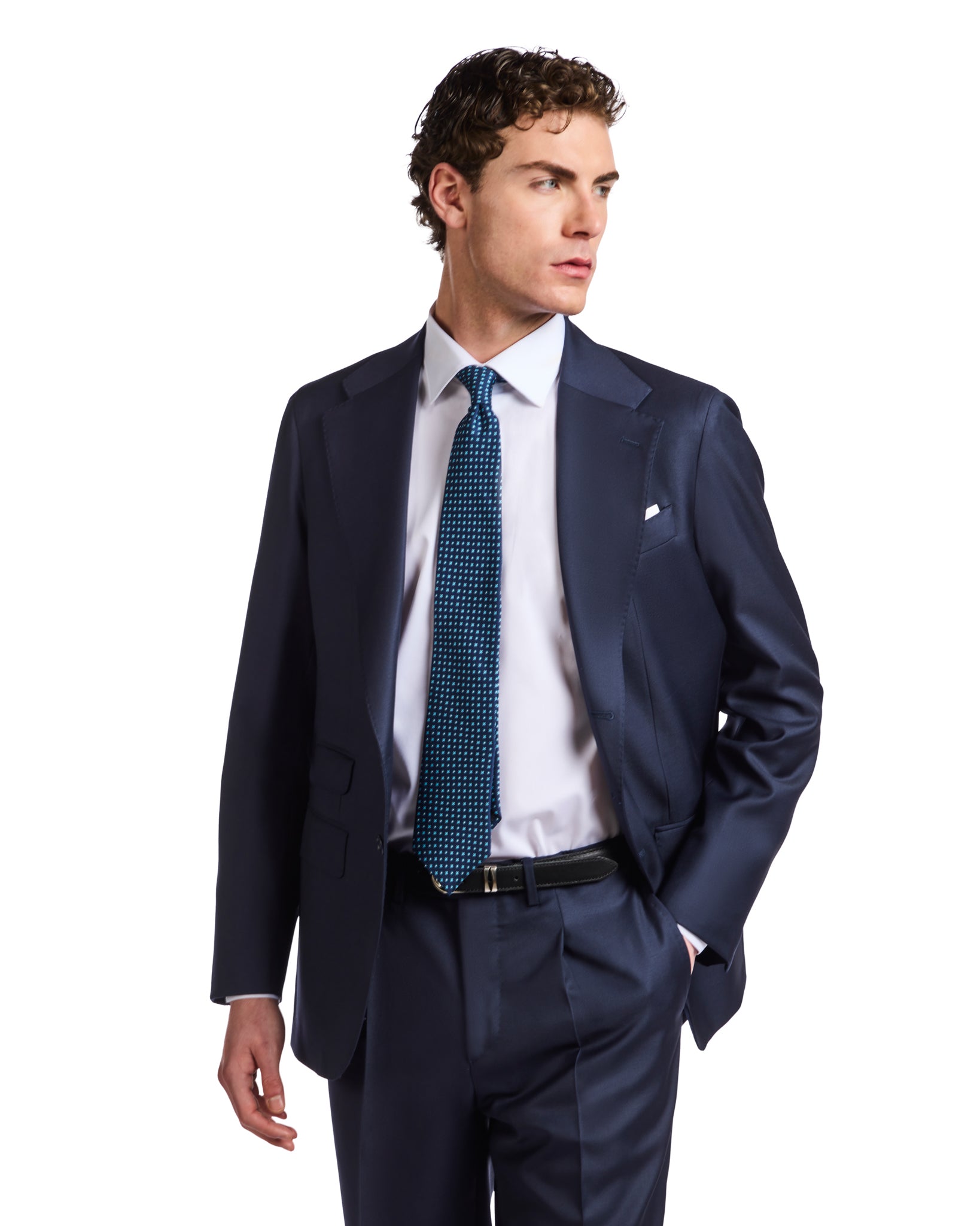 VITALE BARBERIS CANONICO BLUE RED ジャケットS Perennial Vitale Barberis Canonico blue dress