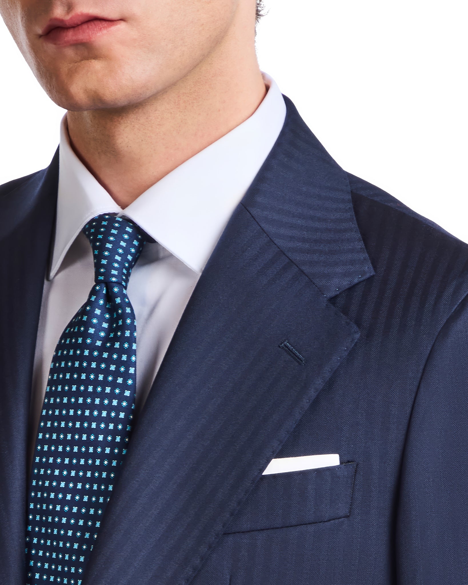 Abito Perennial Vitale Barberis Canonico spigato blu