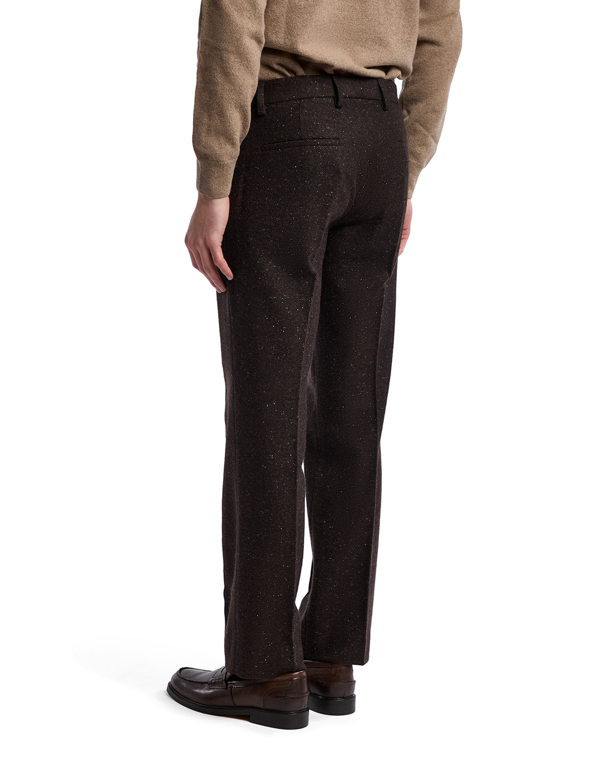 Brown mélange Salt trousers