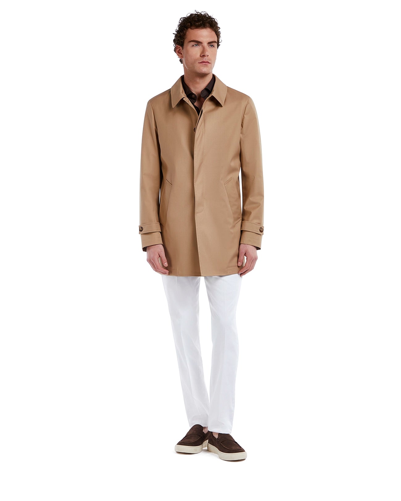 Trench Mantova sfoderato beige