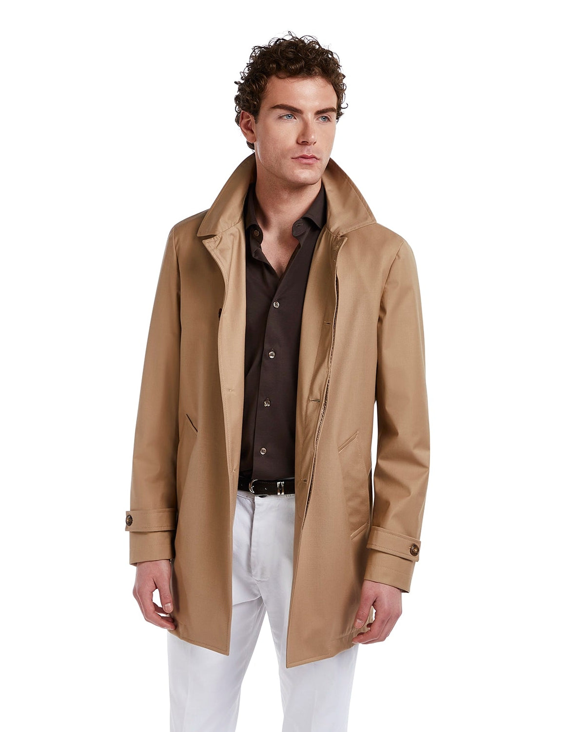 Trench Mantova sfoderato beige