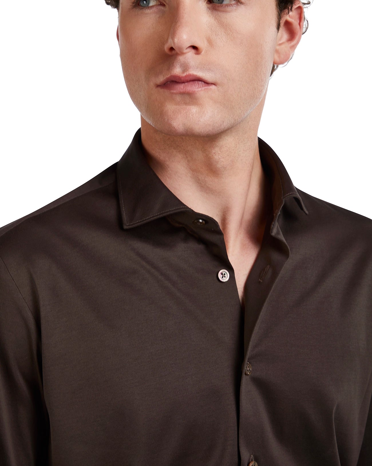 Camicia Miyagi in cotone moro