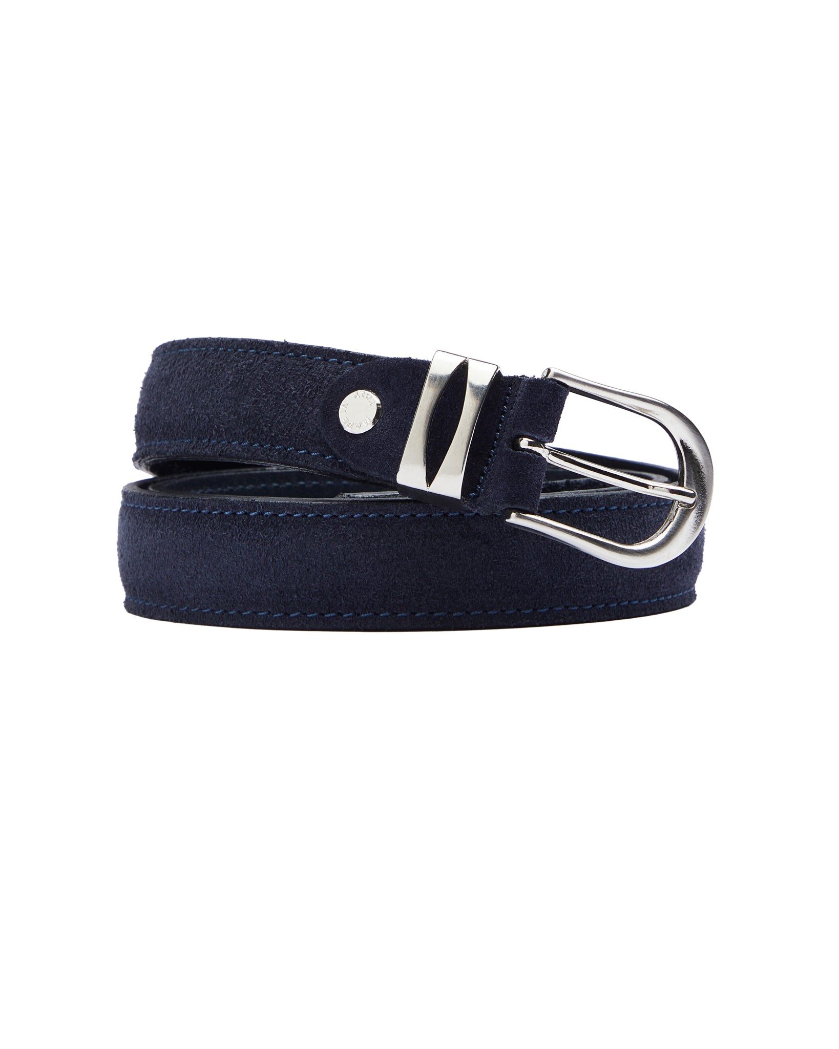 Arezzo blue suede belt