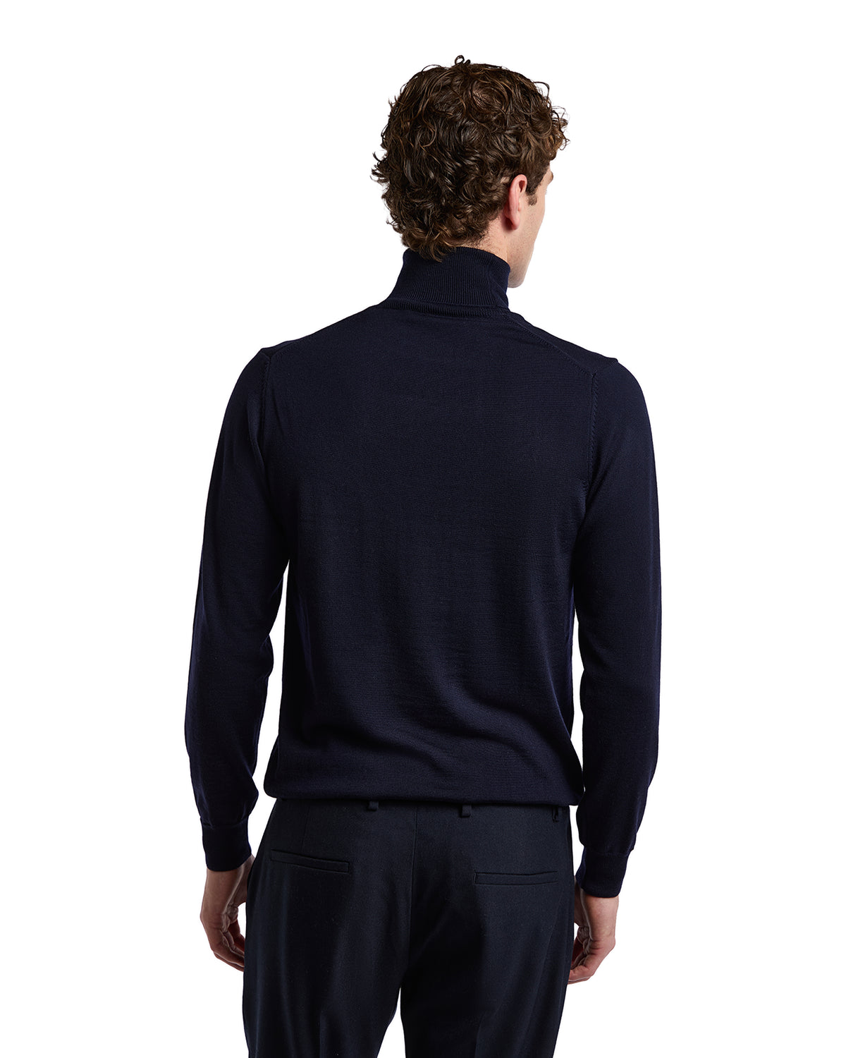 Dolcevita Vietri in lana merino Tollegno blu