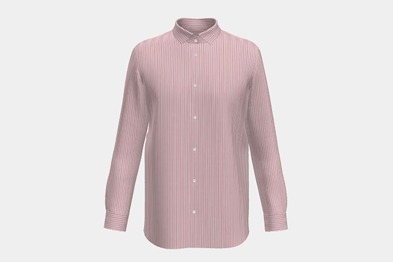 Chemise tailleur rouge