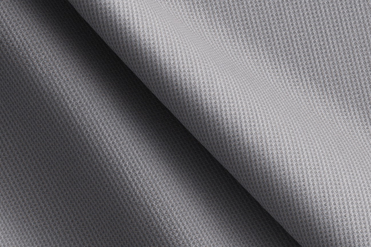 Made to measure suit in polyester and acrylic 110s gray Canonico