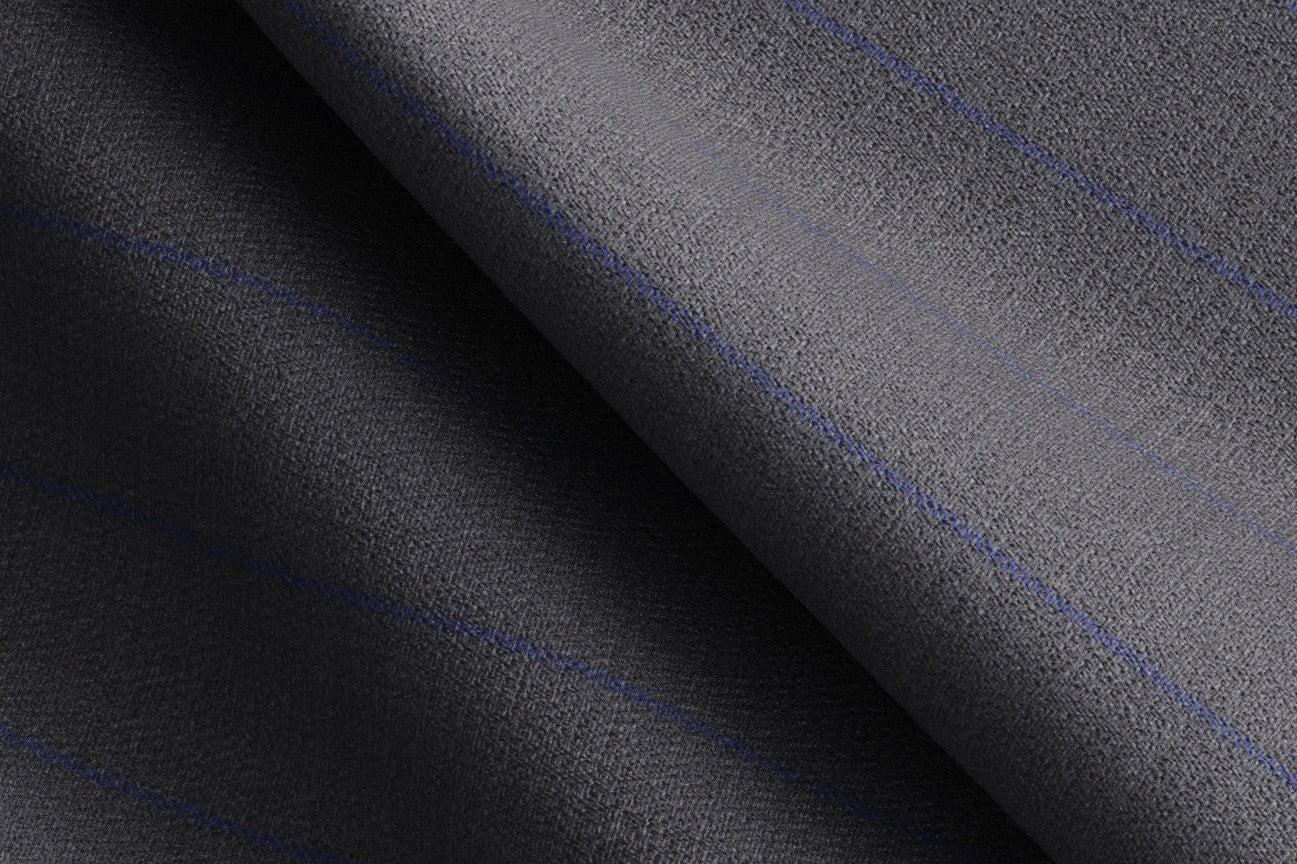 Made to measure wool and silk jacket 150s gray Caccioppoli