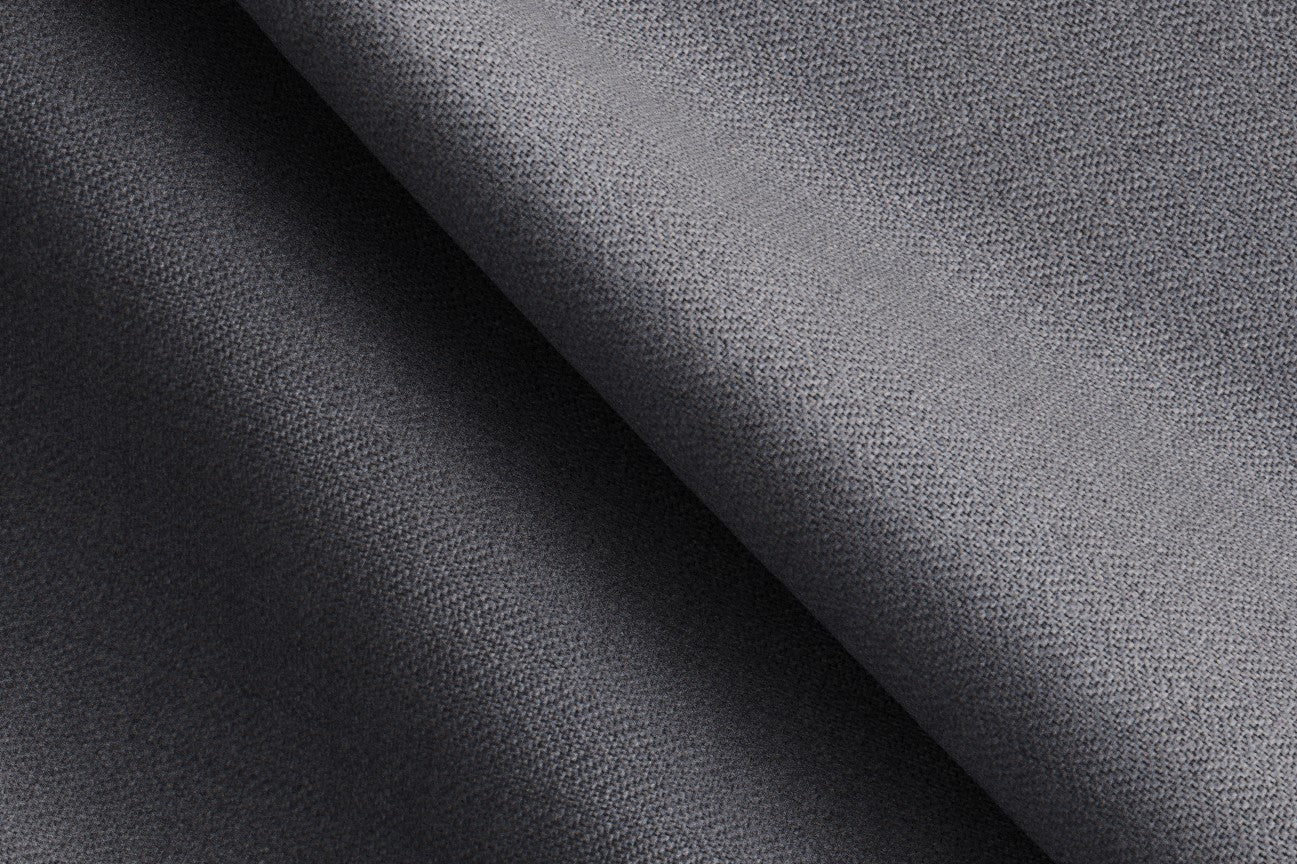 Loro Piana gray 150s wool tailored trousers with band
