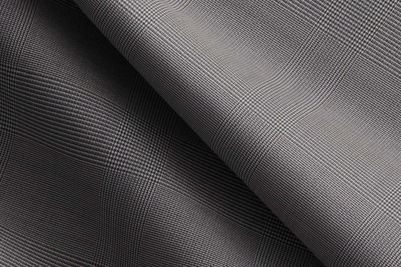 Canonico black 110s wool tailored trousers with band