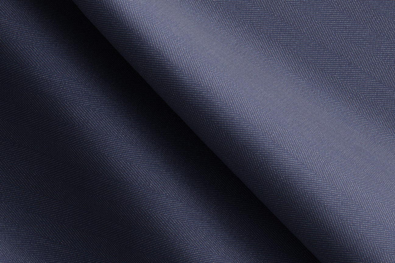 Giacca su misura lana solaro 130s blu chiaro Caccioppoli