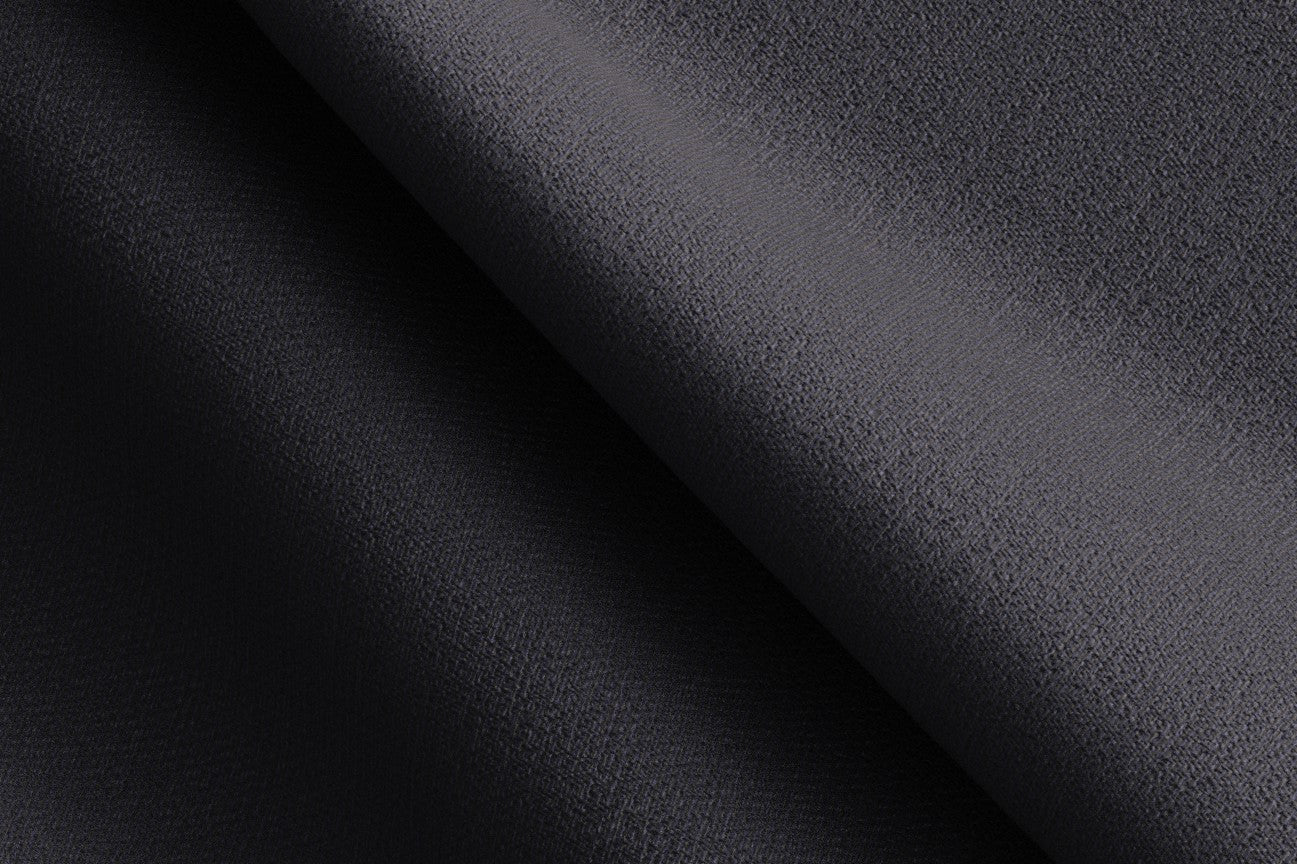 Pantalon tailleur en laine bleu années 120 Canonico avec bande