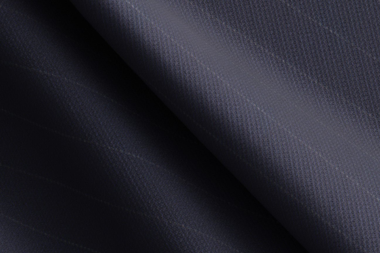 Tailored blue pinstripe 130s wool jacket Caccioppoli