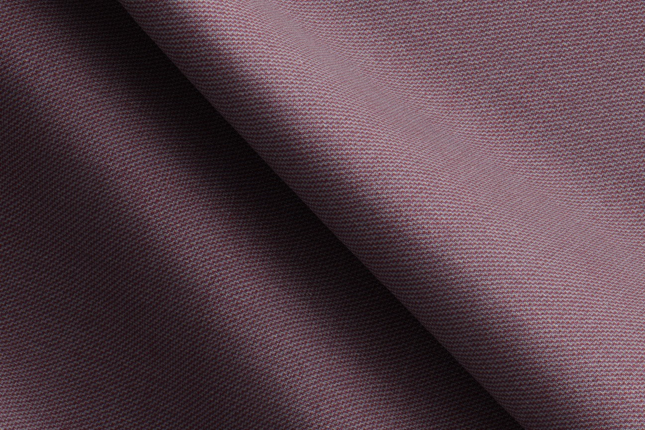 Gilet sur mesure en laine et soie rose des années 150 Caccioppoli