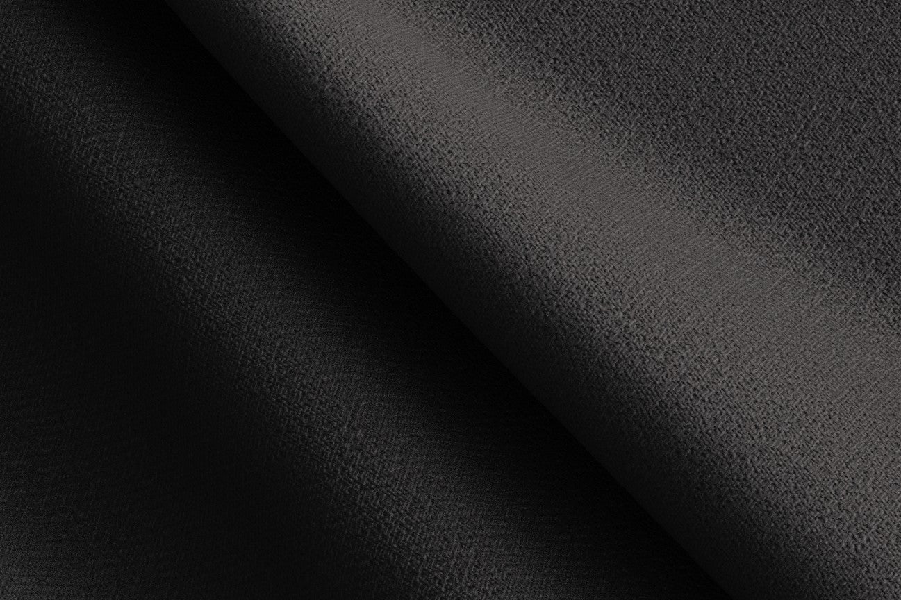 Canonico black 120s wool tailored trousers with band