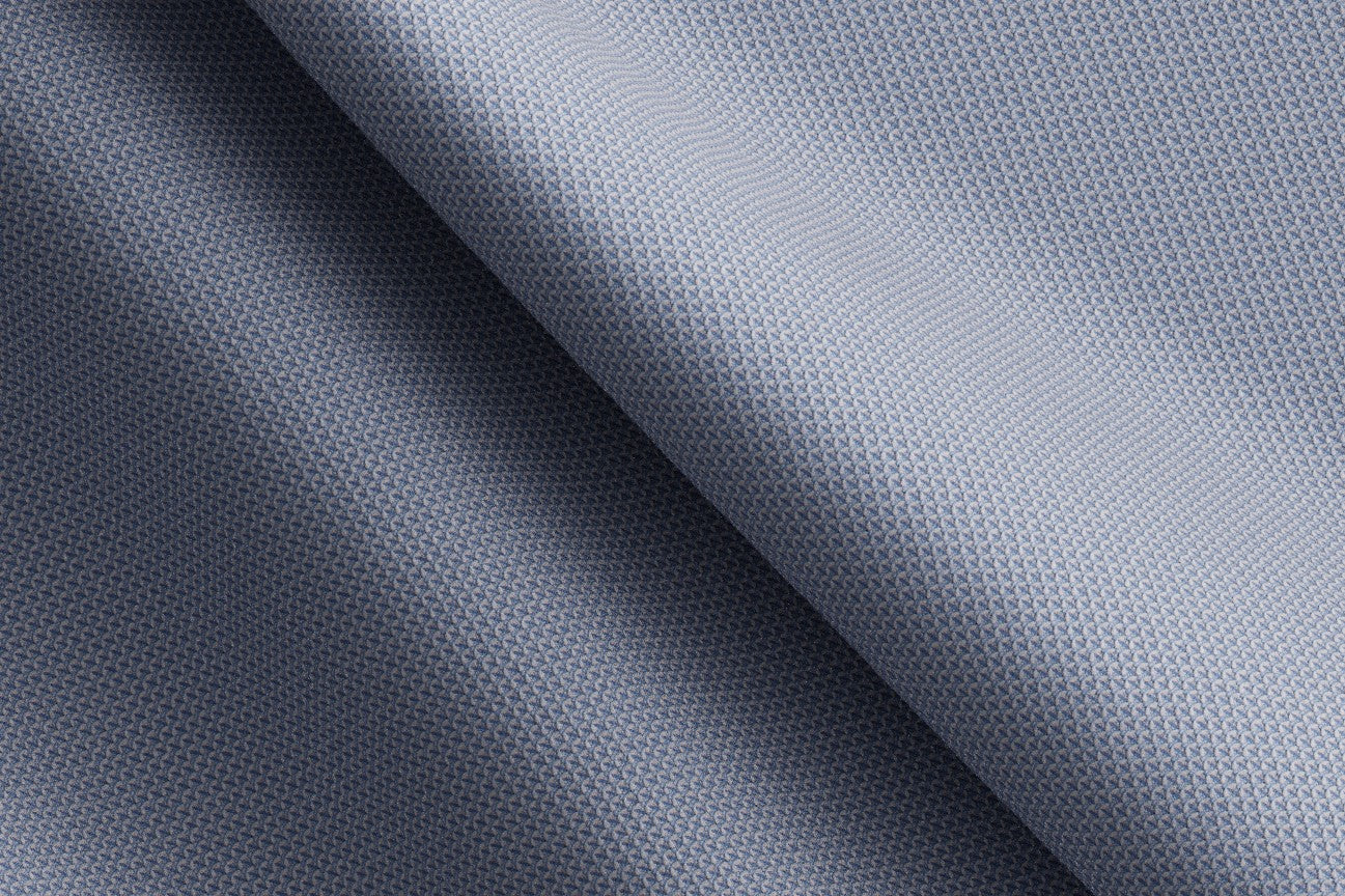 Chemise ajustée en coton bleu