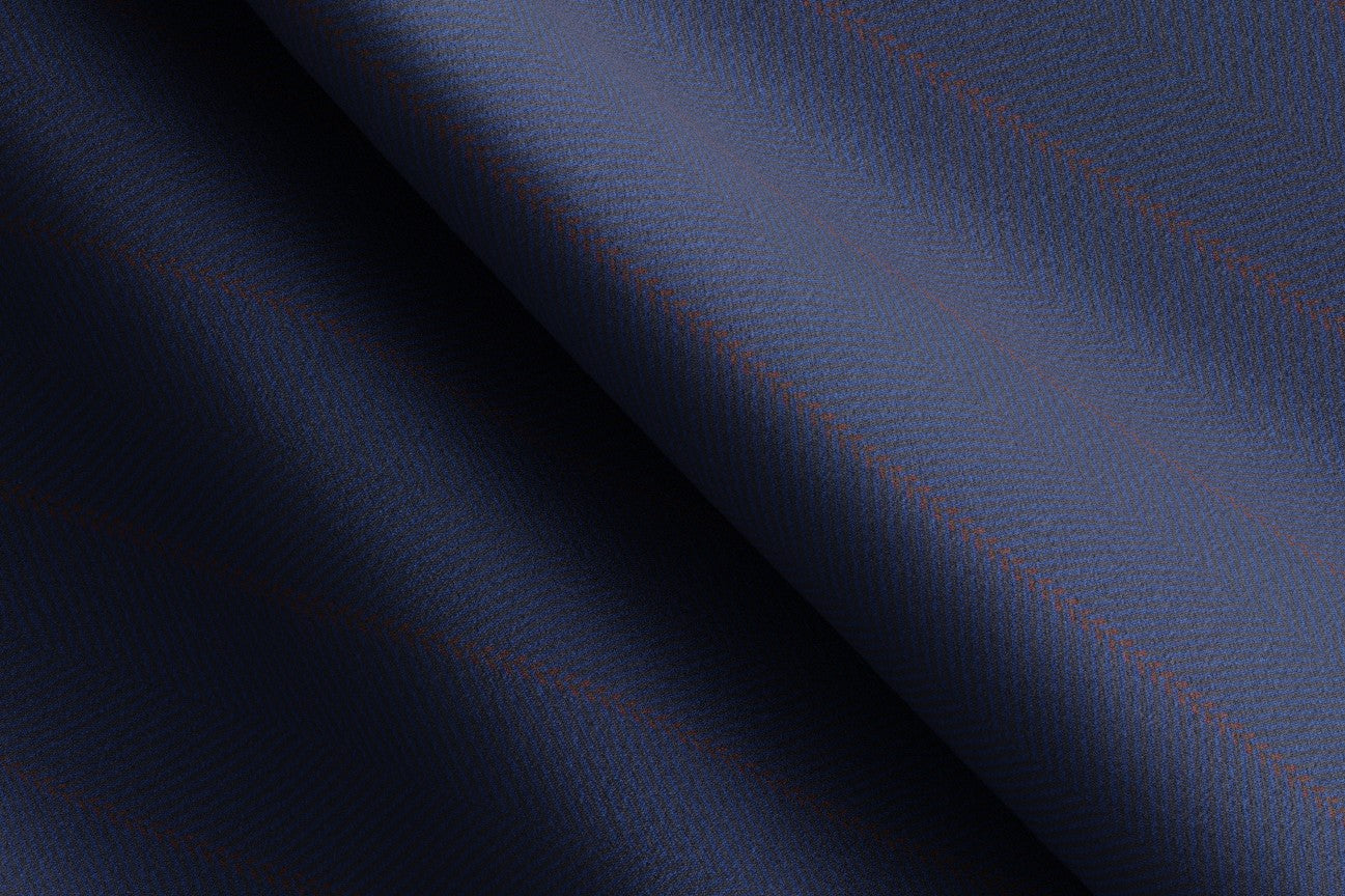 Tailored blue pinstripe 130s wool jacket Caccioppoli