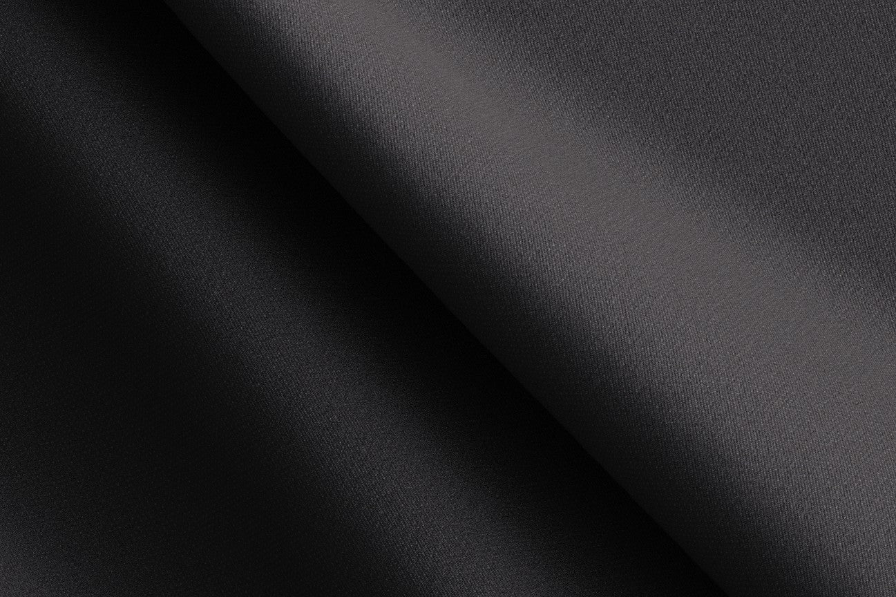 Abito su misura lana e seta120s nero Canonico