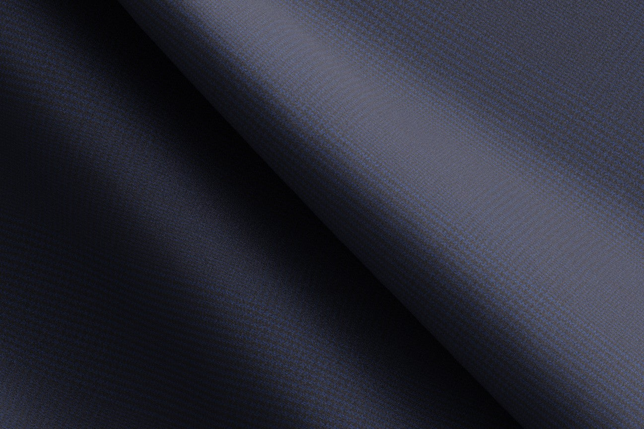 Tailored wool and silk jacket 150s blue Caccioppoli