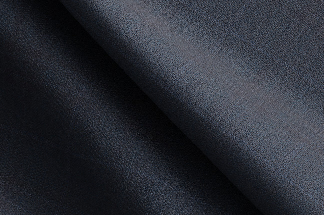 Gilet en laine sur mesure des années 130 avec fenêtre bleue Caccioppoli